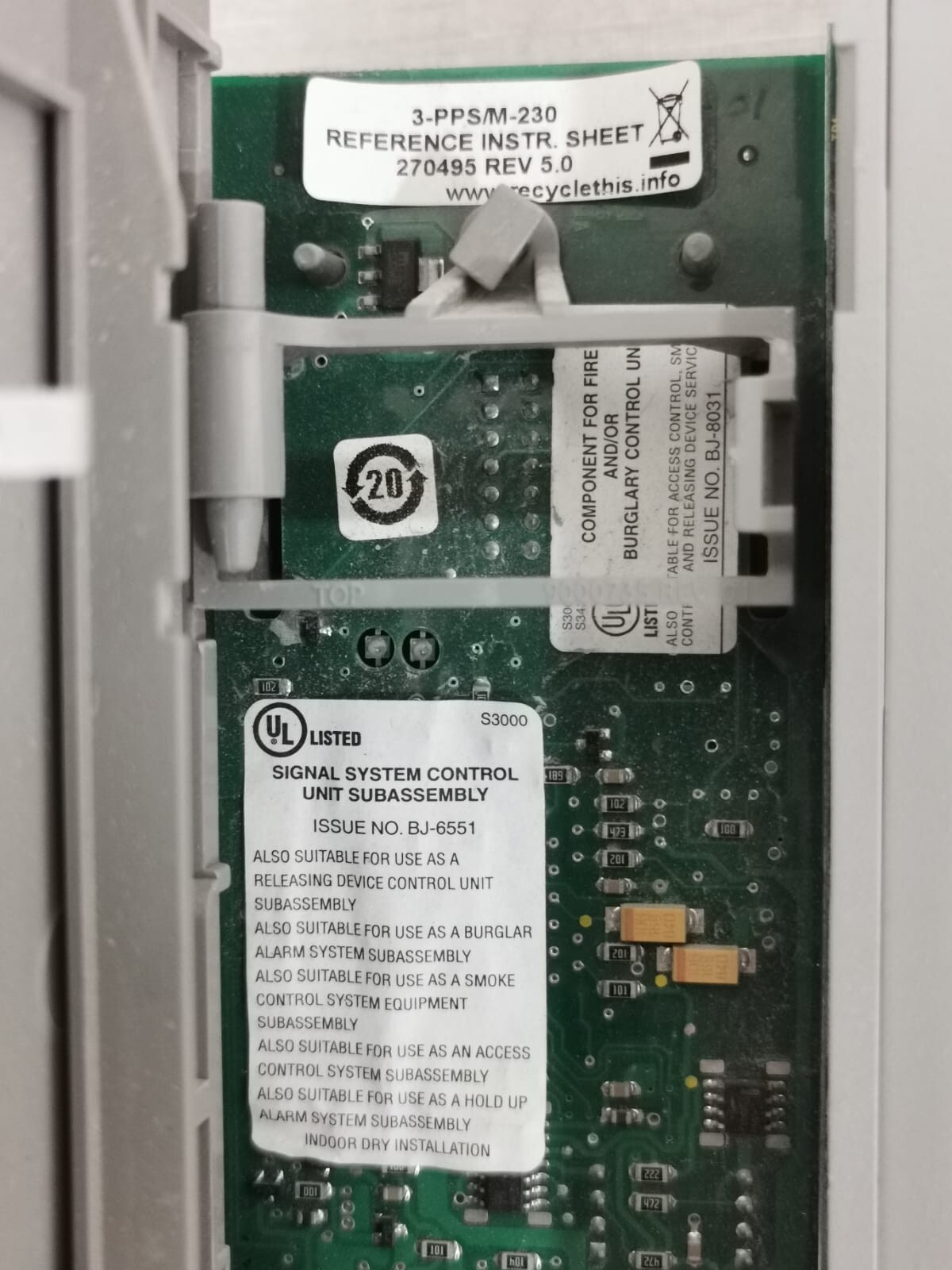 Edwards EDWARDS EDWARDS EST3 COMMERCIAL FIRE ALARM SECURITY EMERGENCY PANEL CONTROL BOARD 10