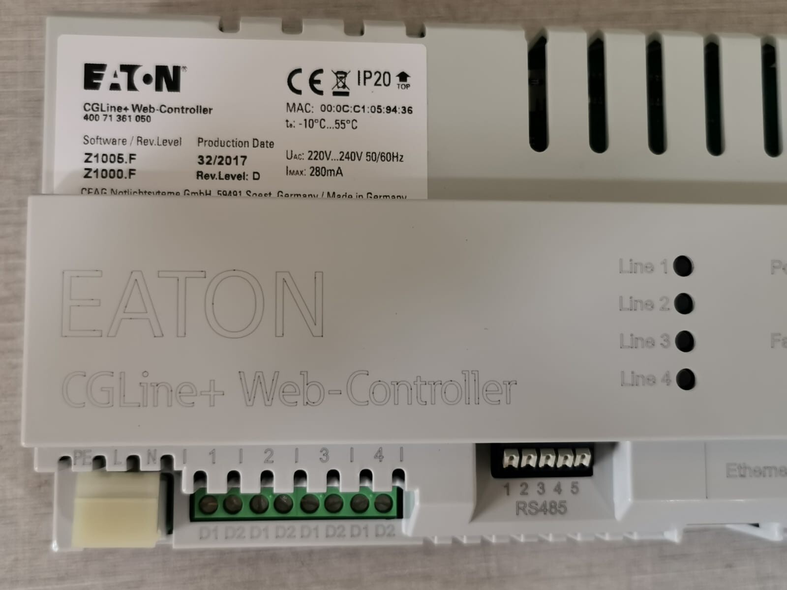 EATON 40071361050 EATON CGLine+Web-Controller 400 71 361 050 / 40071361050 4