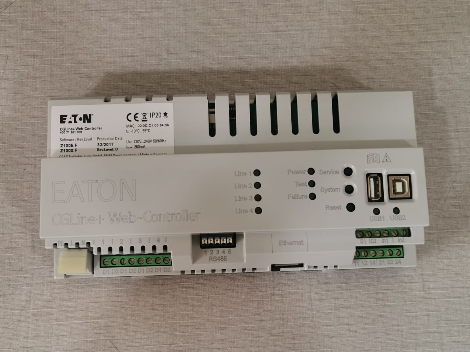 EATON 40071361050 EATON CGLine+Web-Controller 400 71 361 050 / 40071361050 6