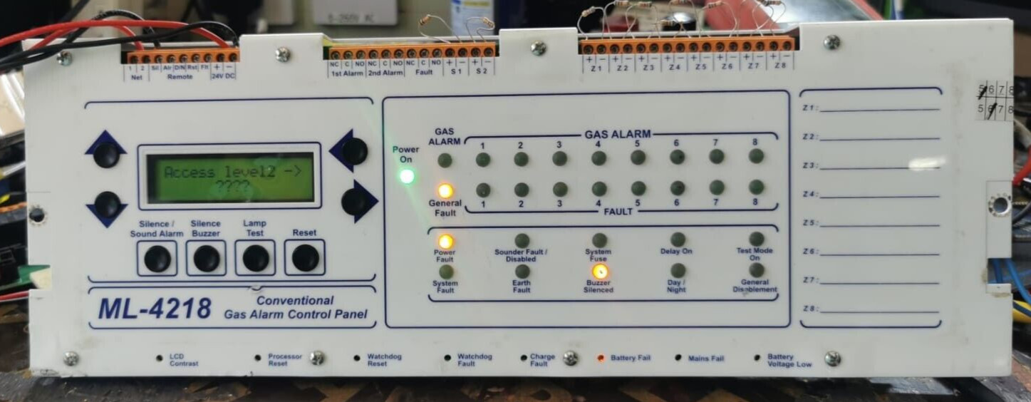 Unbranded ML-4218 Conventional Gas Alarm Control Panel ML-4218 4