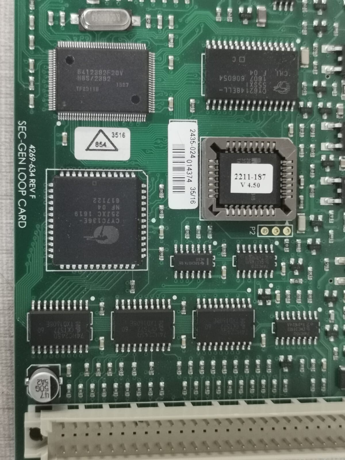 Honeywell 4269-634 REV.F Honeywell Gent Vigilon 4269-634 REV.F SEC-GEN LOOP CARD 4