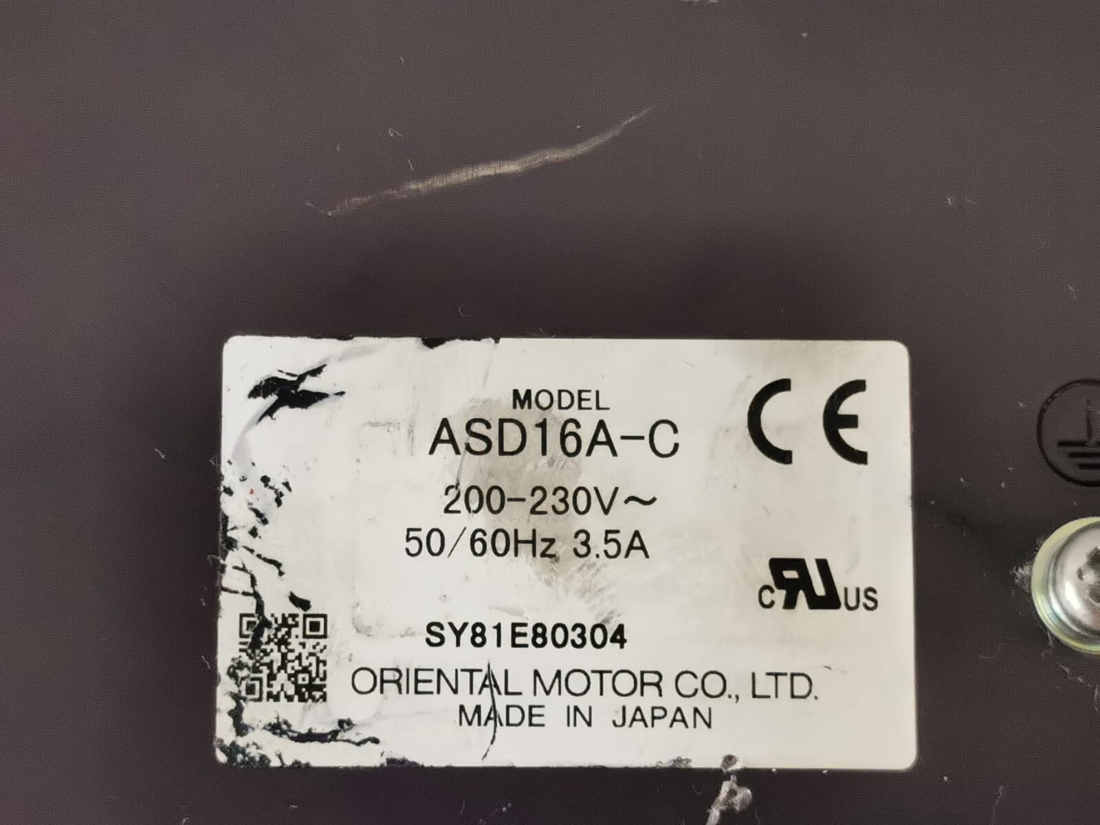Vexta ASD16A-C VEXTA ASD16A-C STEPPER MOTOR DRIVER 5