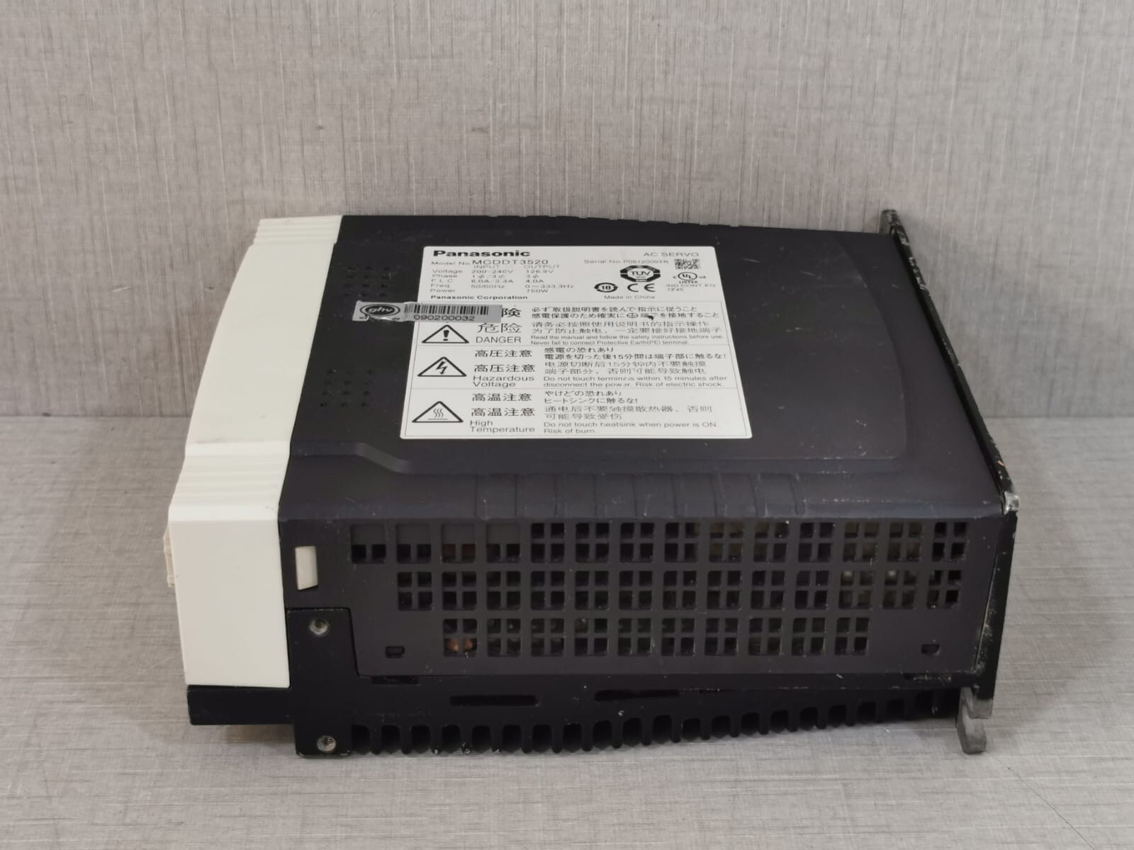 Panasonic MCDDT3520 PANASONIC MCDDT3520 AC SERVO DRIVER 9