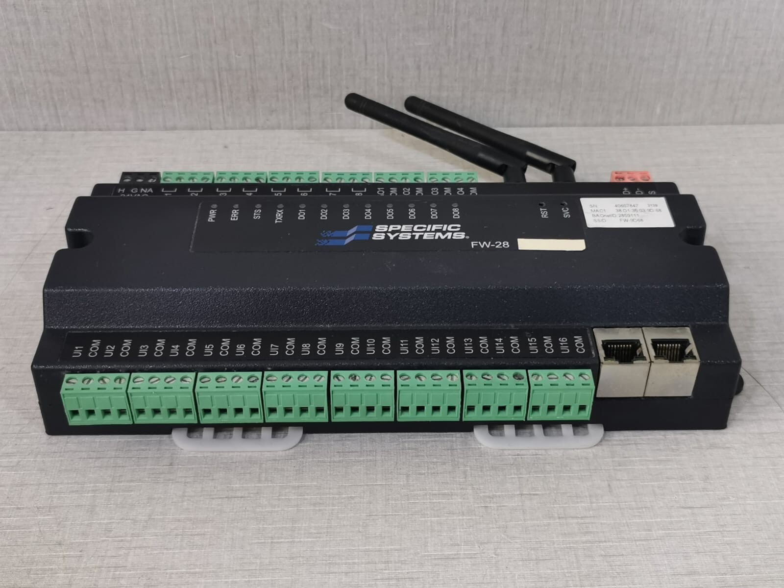 Johnson Controls FW-28 Johnson Controls Specific Systems FW-28 Control Module E351550 4