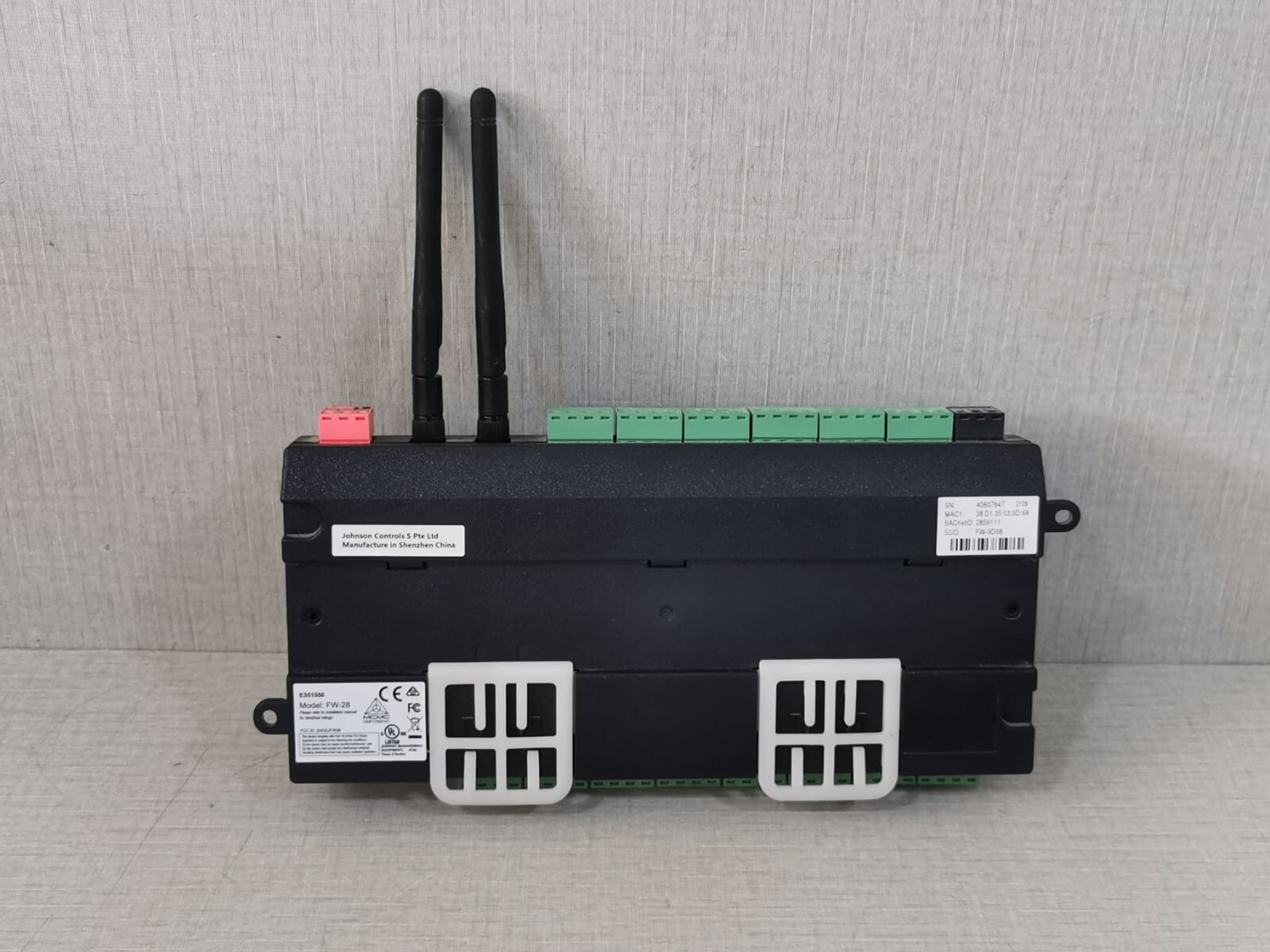Johnson Controls FW-28 Johnson Controls Specific Systems FW-28 Control Module E351550 9