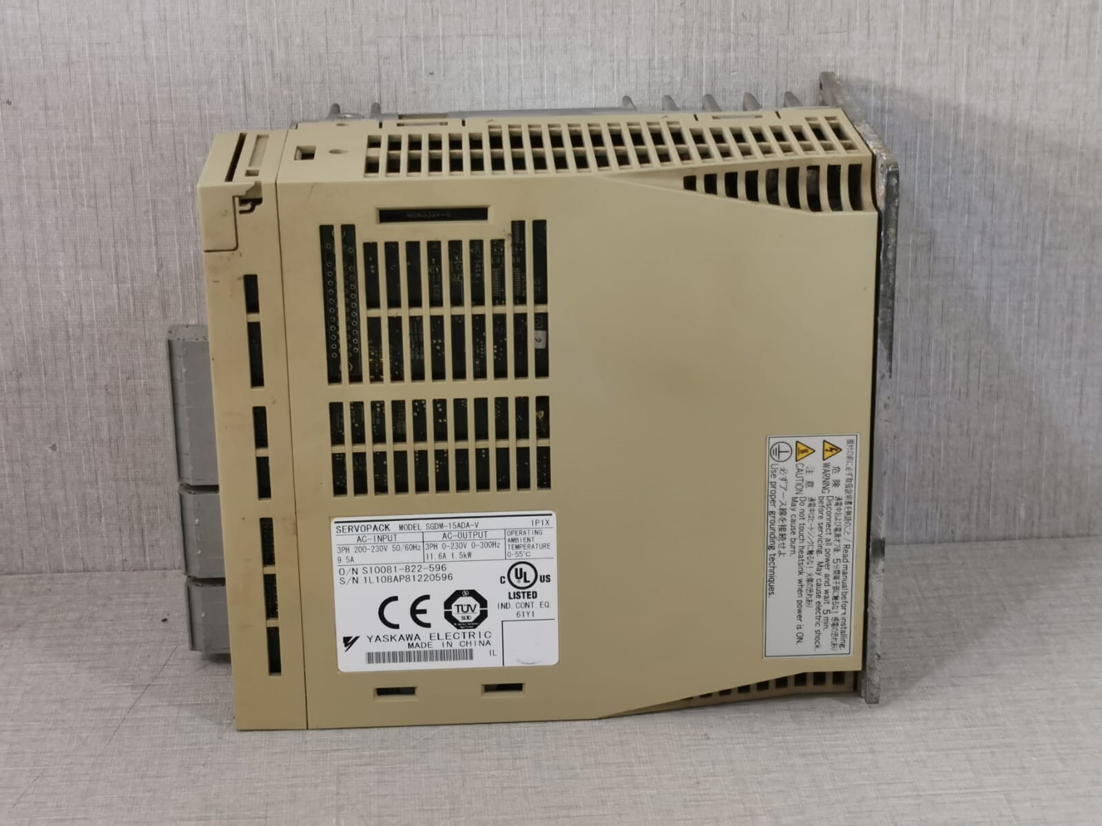 Yaskawa SGDM-15ADA YASKAWA SGDM-15ADA SERVOPACK 200V 6