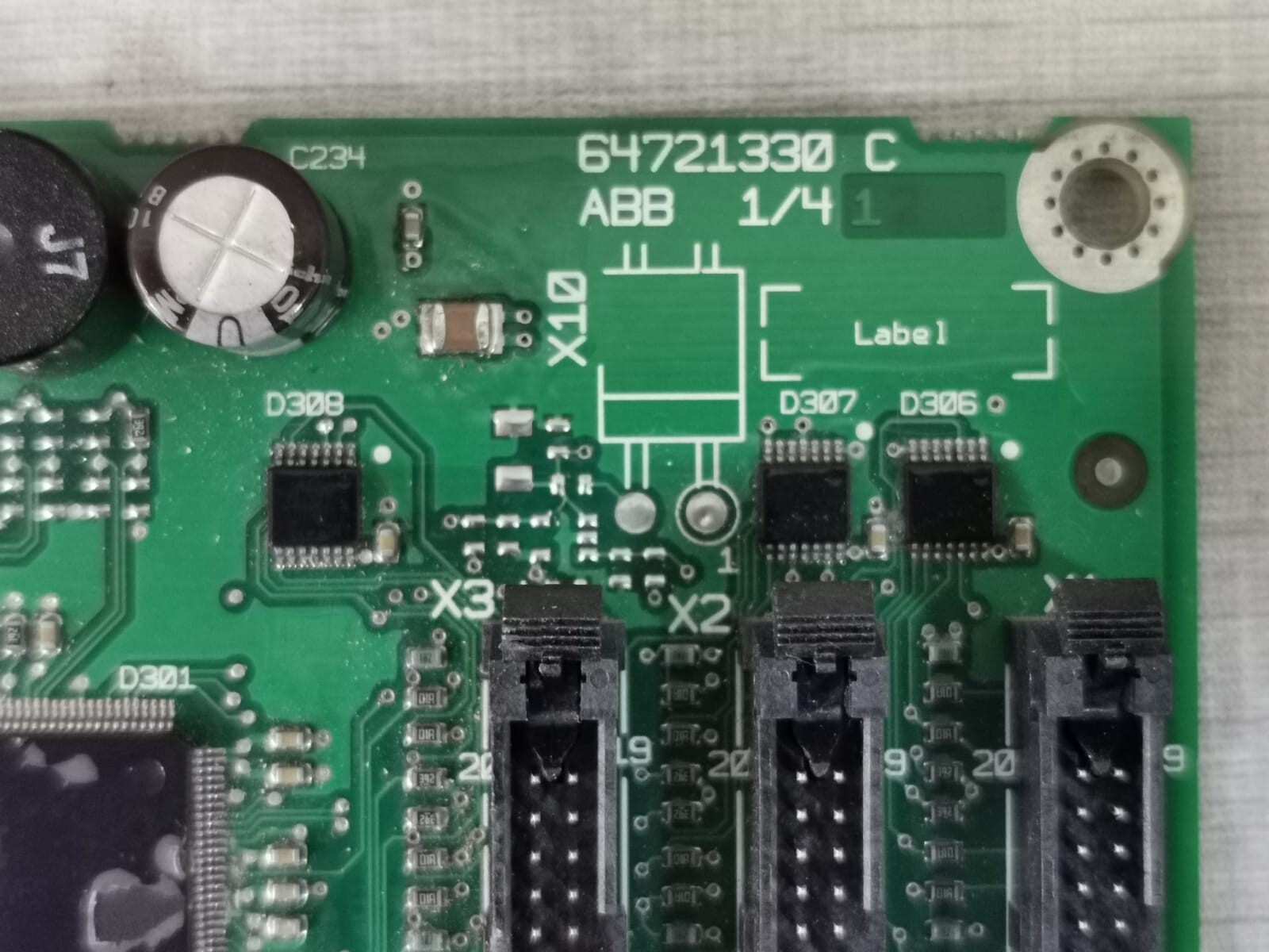 ABB AINT-02C ABB AINT-02C MAIN CIRCUIT INTERFACE BOARD 64721330 C 2
