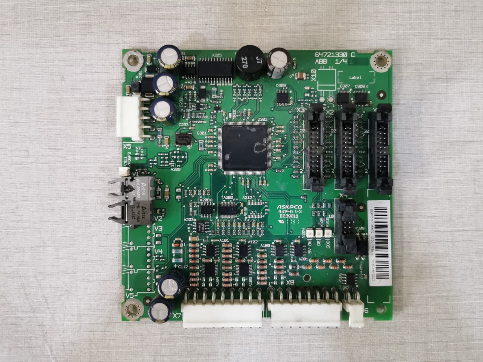ABB AINT-02C ABB AINT-02C MAIN CIRCUIT INTERFACE BOARD 64721330 C 5