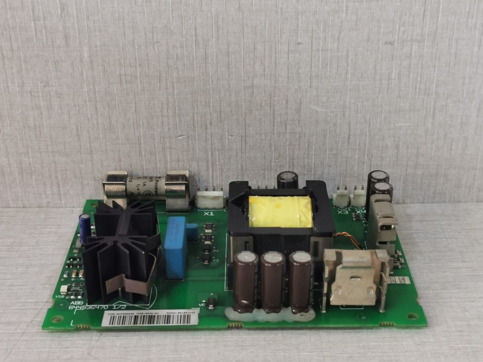 ABB 64493647D 1/2 ABB APOW-01 POWER SUPPLY BOARD 64493647D 1/2 4