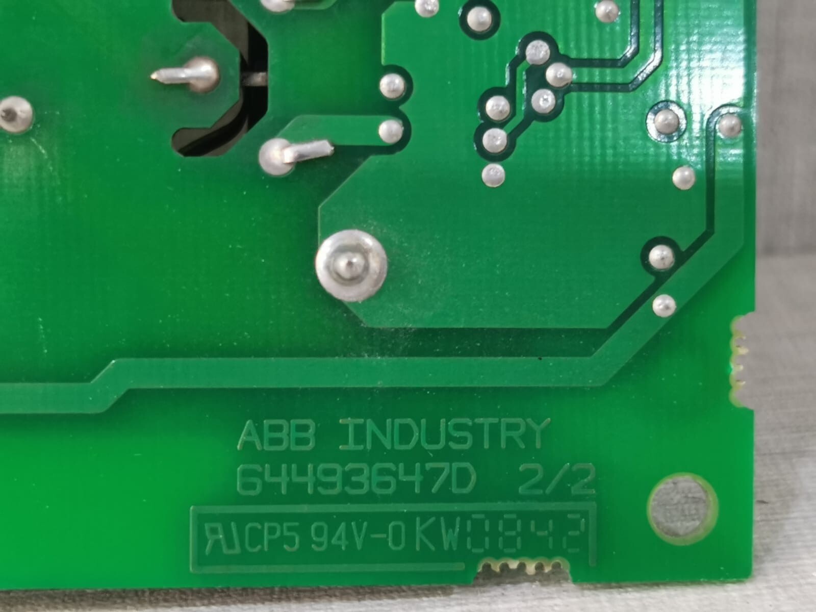 ABB 64493647D 1/2 ABB APOW-01 POWER SUPPLY BOARD 64493647D 1/2 8