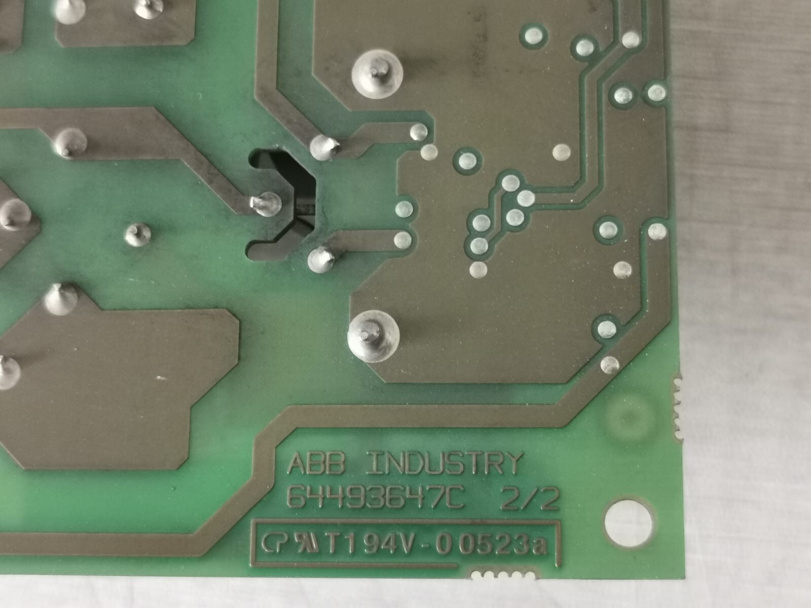 ABB APOW-01 ABB APOW-01 POWER SUPPLY BOARD 64493647C 1/2 8