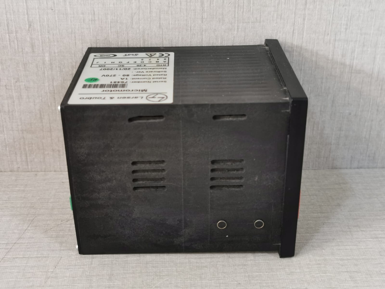 Larsen & Toubro LARSEN LARSEN & TOUBRO MICROMOTOR PROTECTION RELAY VISION 8