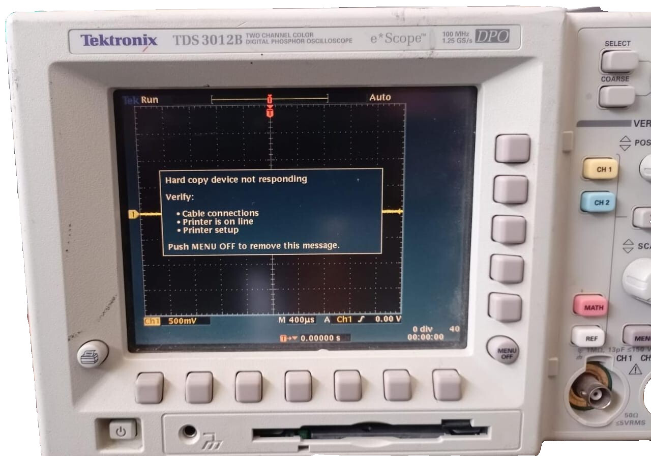 TEKTRONIX 2-CHANNEL TEKTRONIX TDS 3012B 2-CHANNEL COLOR DIGITAL PHOSPHOR OSCILLOSCOPE 100MHZ 1.25G/S 5