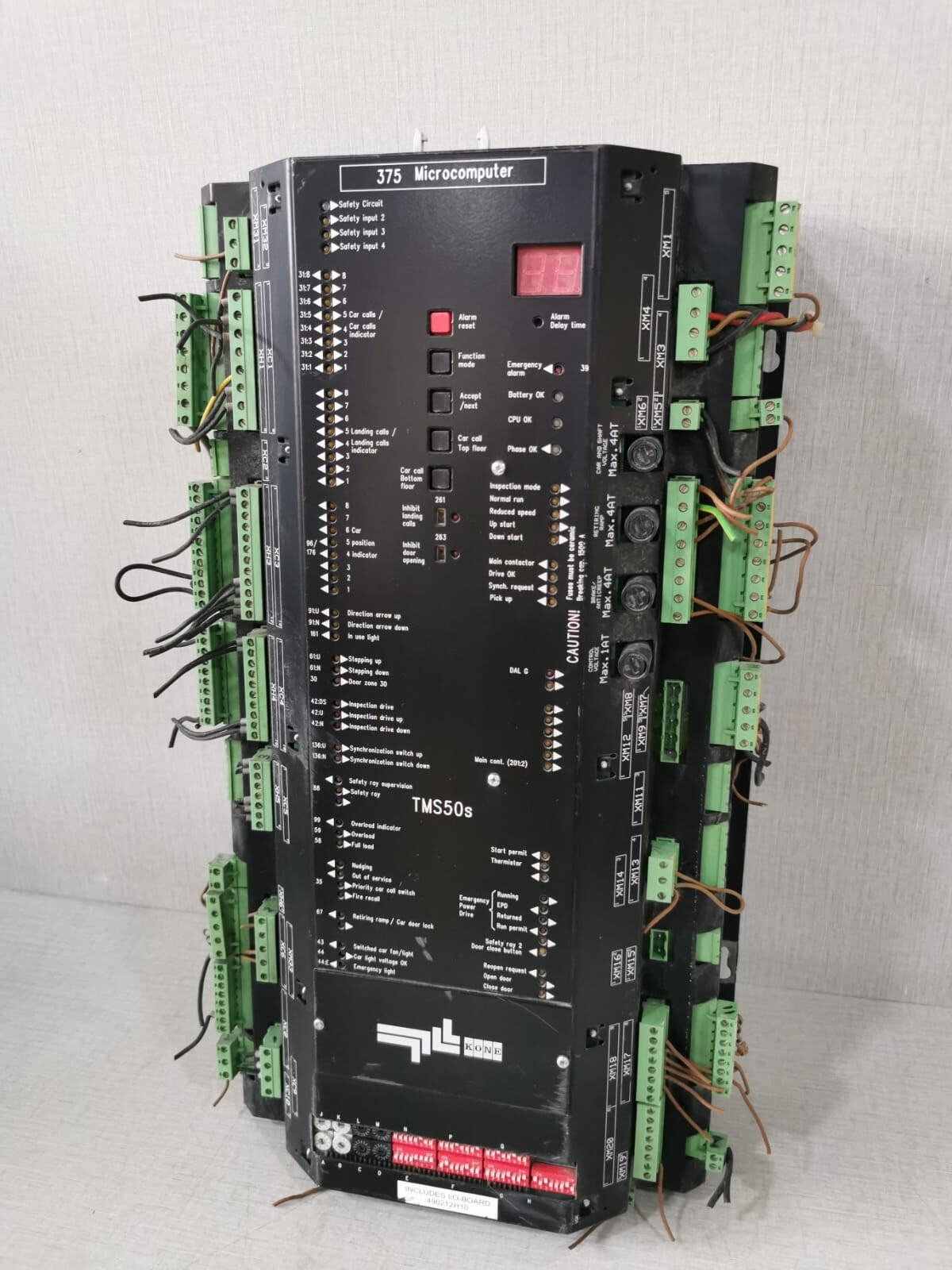 KONE 617554G01 KONE 375 MICROCOMPUTER TMS50S 617554G01 REV 0.0 415V/230V BOARD PANEL 3