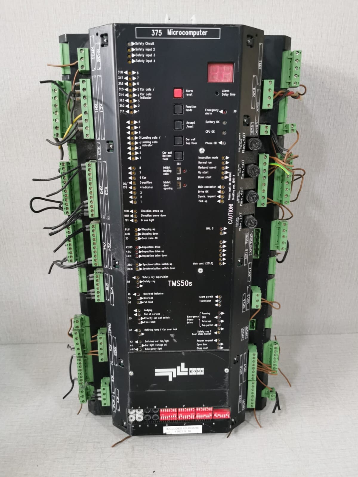 KONE 375 MICROCOMPUTER TMS50S 617554G01 REV 0.0 415V/230V BOARD PANEL