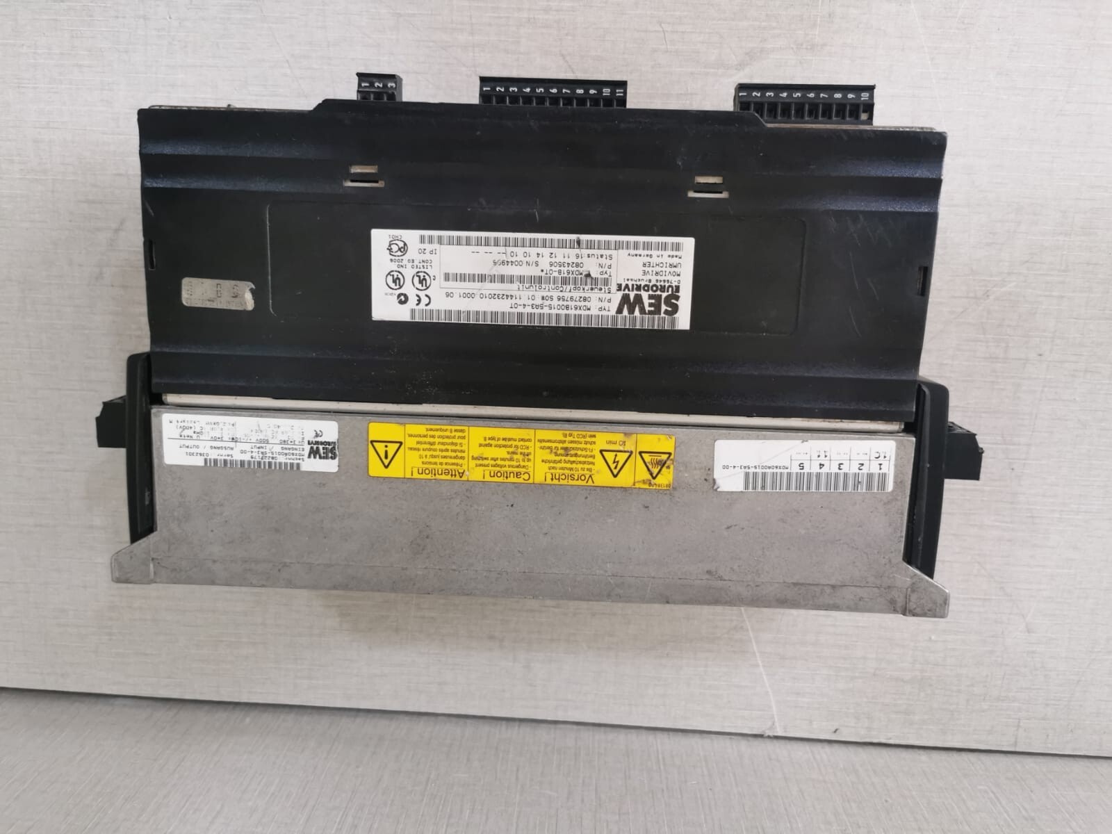 SEW EURODRIVE MDX161B-0T SEW EURODRIVE MDX61B0015-5A3-4-0T / MDX61B-0T MOVIDRIVE UMRICHTER 10