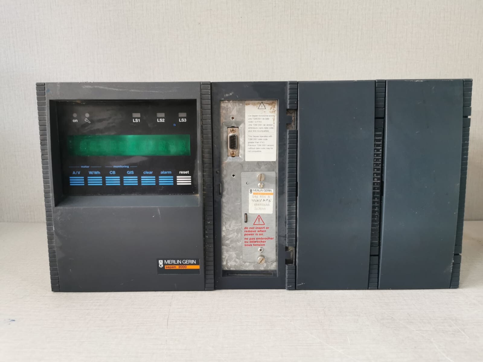 Merlin Gerin SEPAM 2000 MERLIN GERIN SEPAM 2000 PROTECTION RELAY WITHOUT FRONT COVER 2