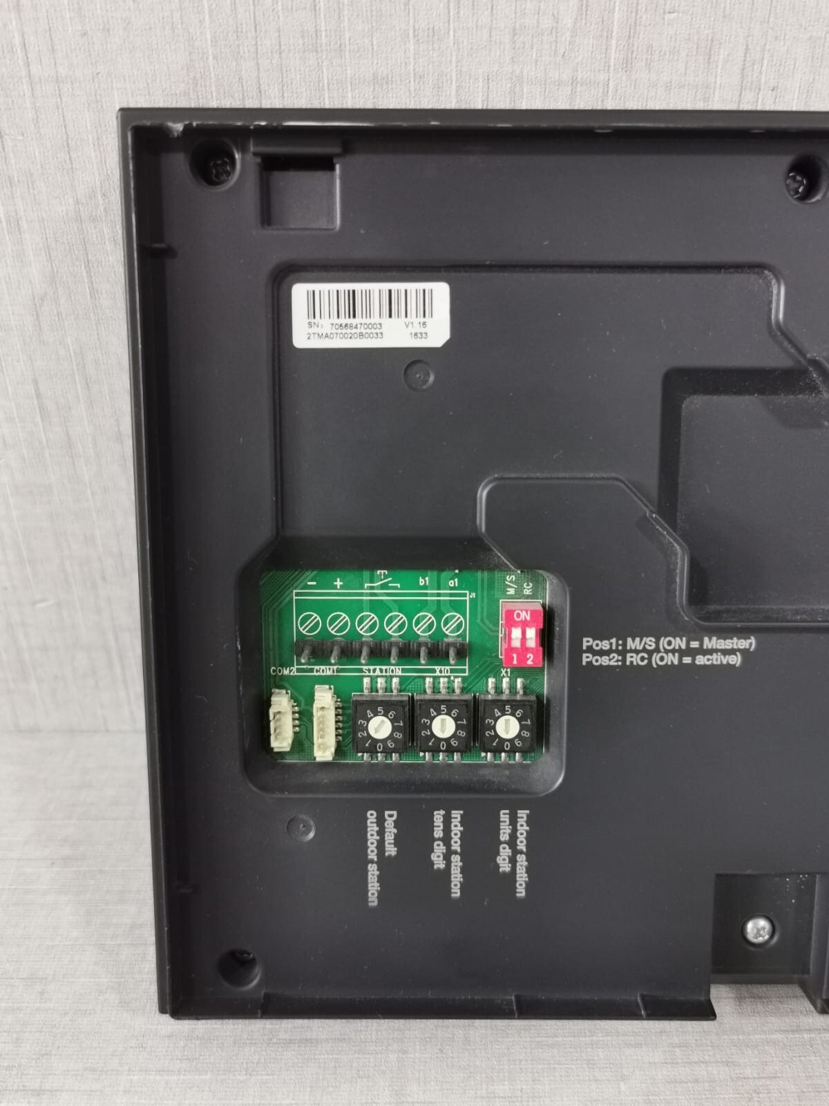 ABB M2233 ABB Welcome M2233 7″ Video hands-free indoor station 5