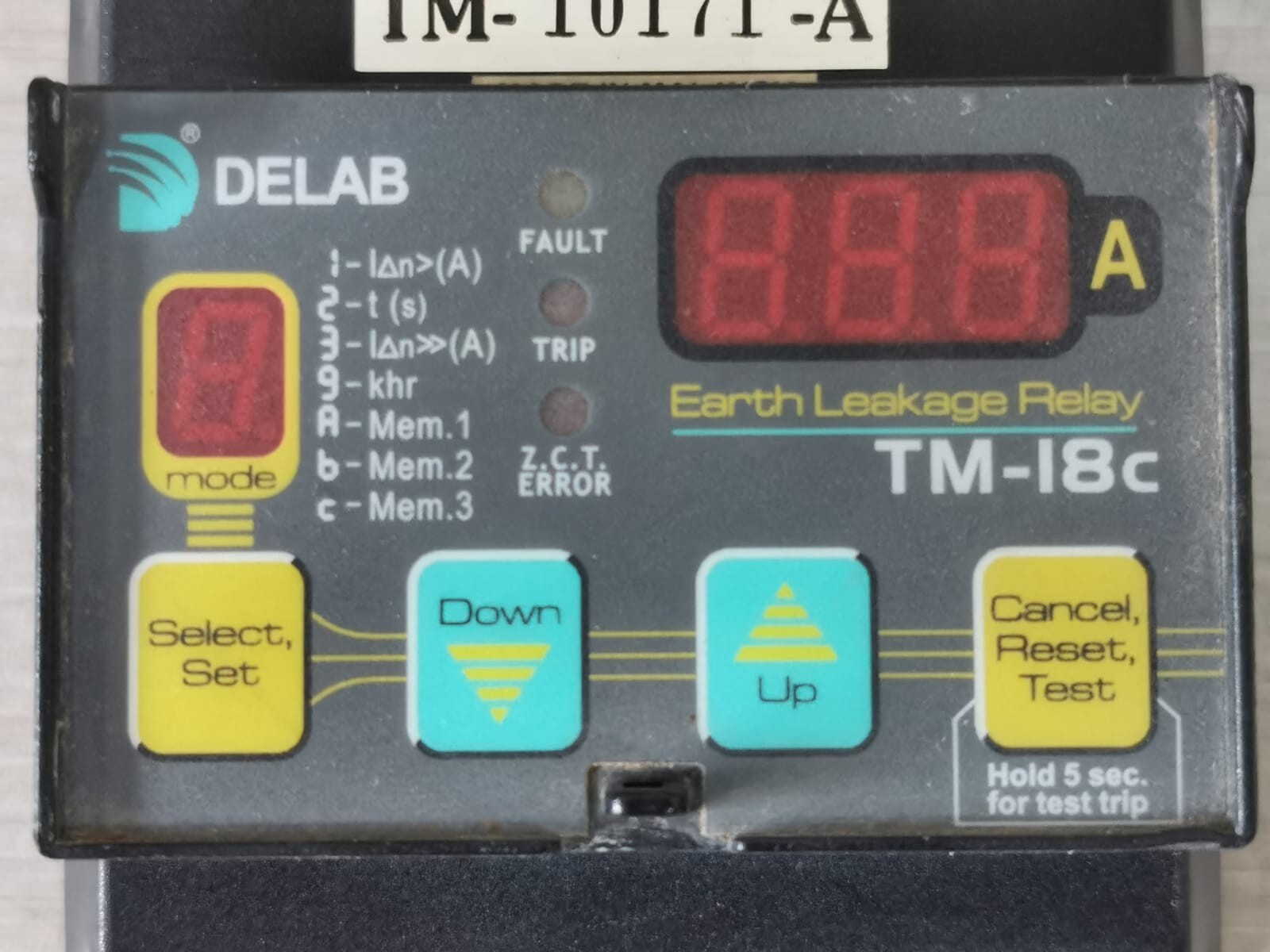 DELAB TM-18C DELAB TM-18c Earth Leakage Relay 3