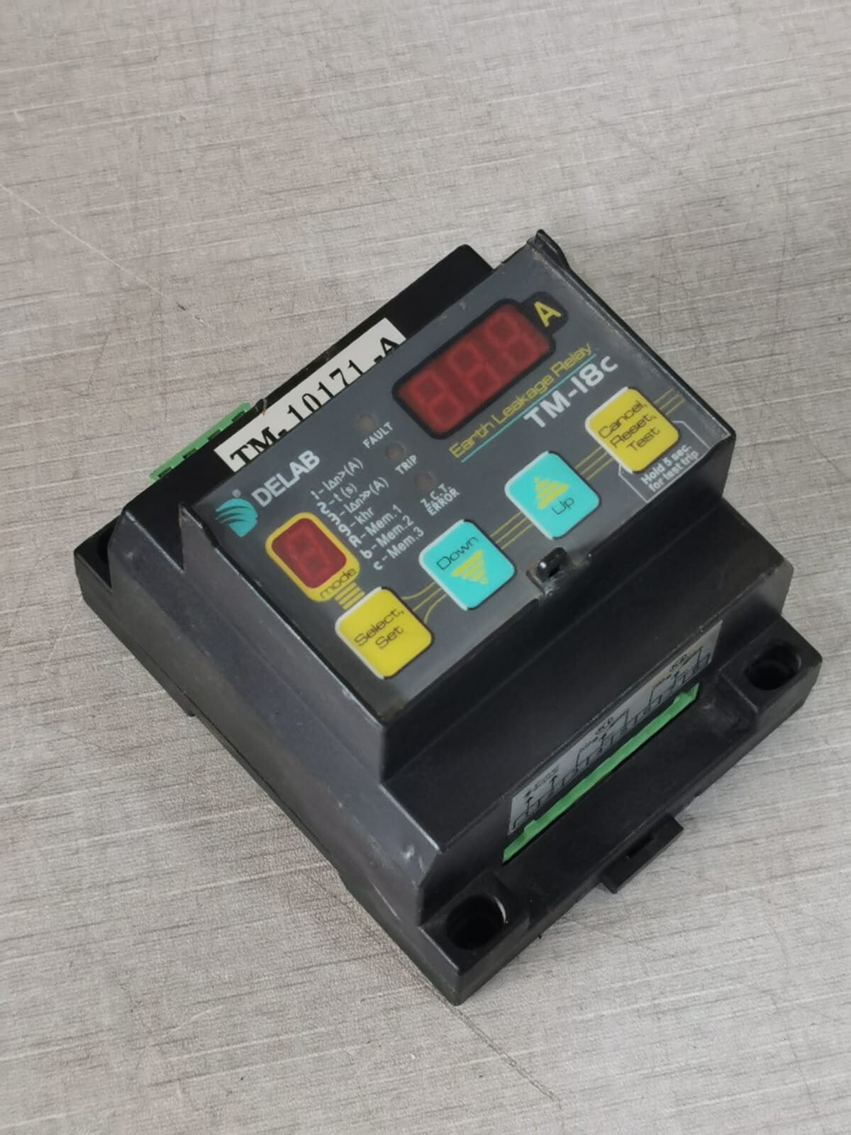 DELAB TM-18C DELAB TM-18c Earth Leakage Relay 8