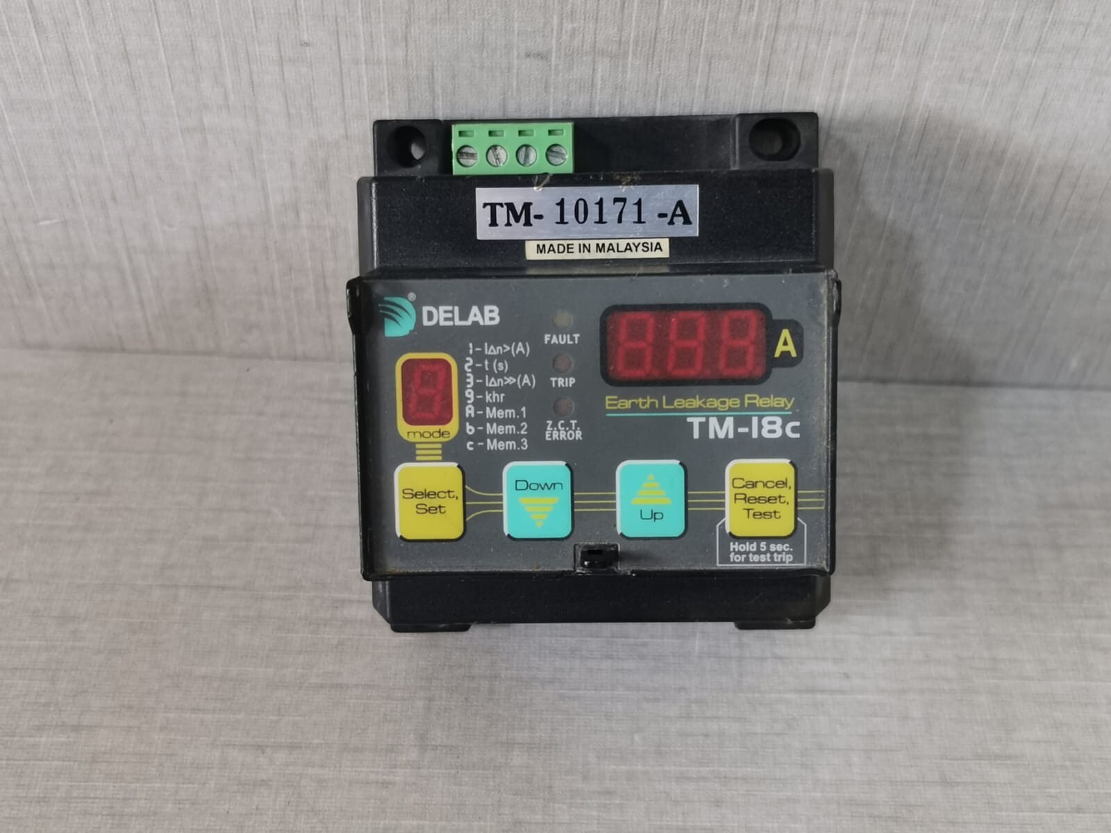 DELAB TM-18c Earth Leakage Relay