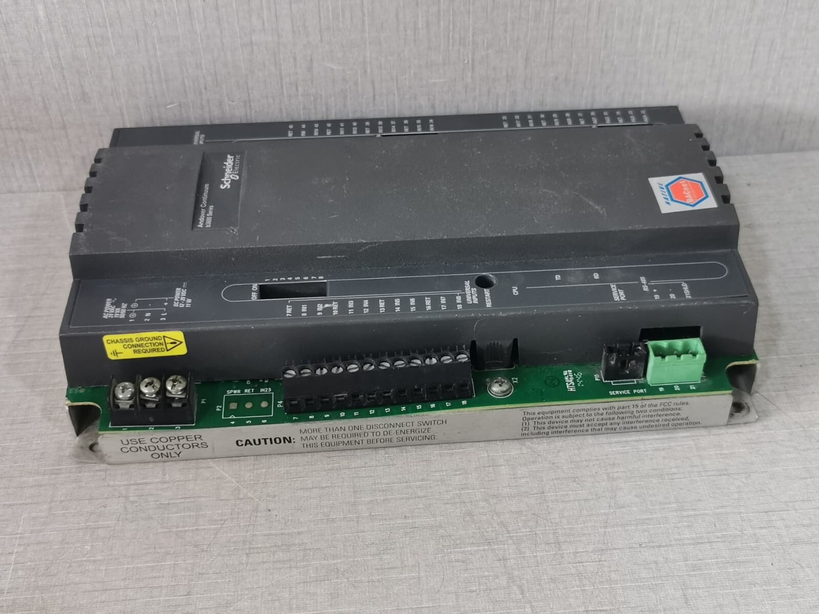 Schneider Electric b3600 / B3624 Schneider Electric Andover Continuum b3600 Series B3624 Controller 6