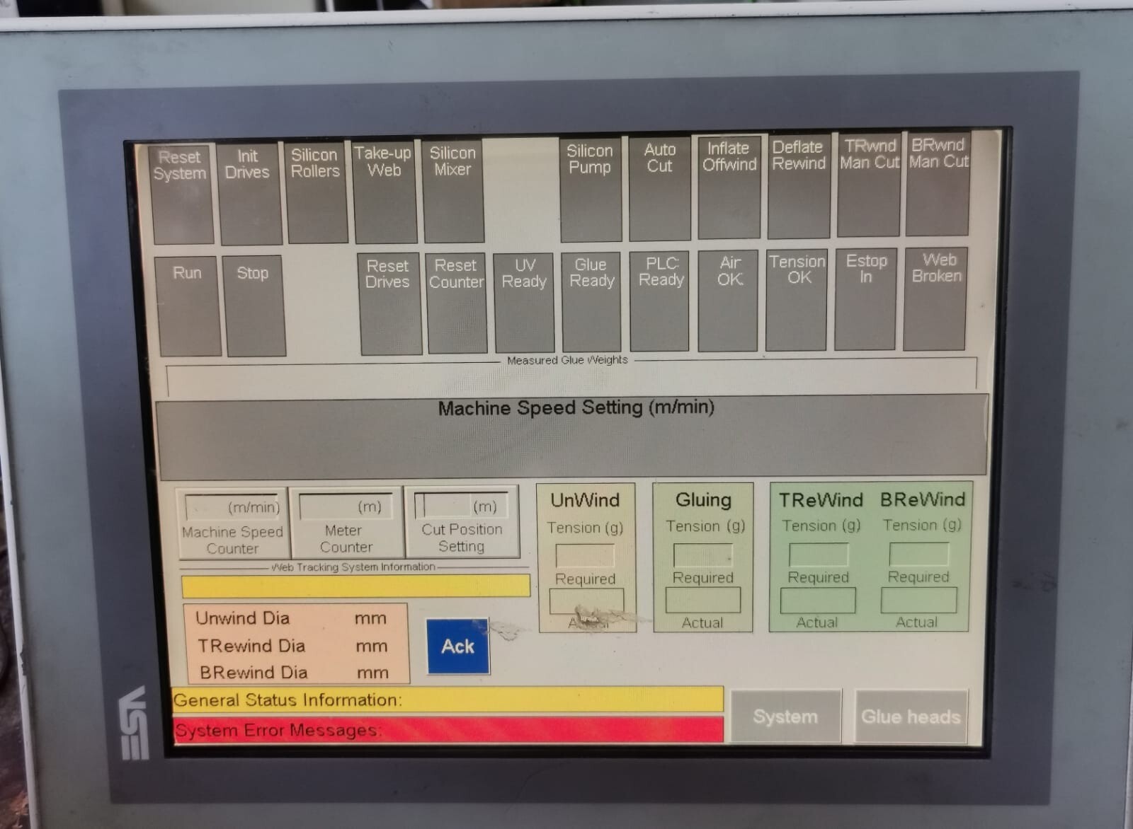 ESA VT595WAPT00 ESA VT595WAPT00 OPERATOR INTERFACE PANEL -NEED PASSWORD (UNKNOWN PASSWORD) 6