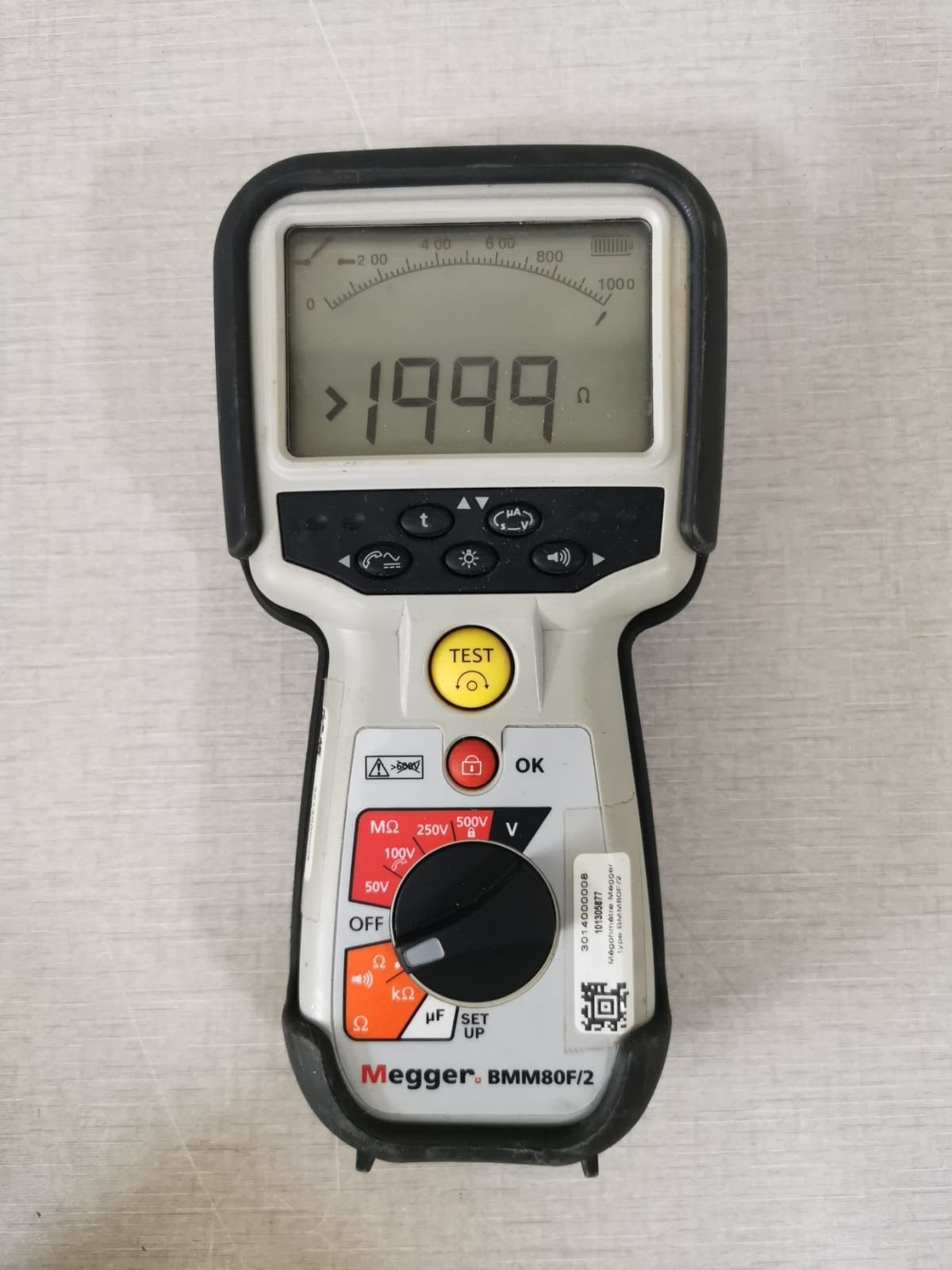 Megger BMM80F/2 Megger BMM80F/2 Multimeter Megohmmeter 7