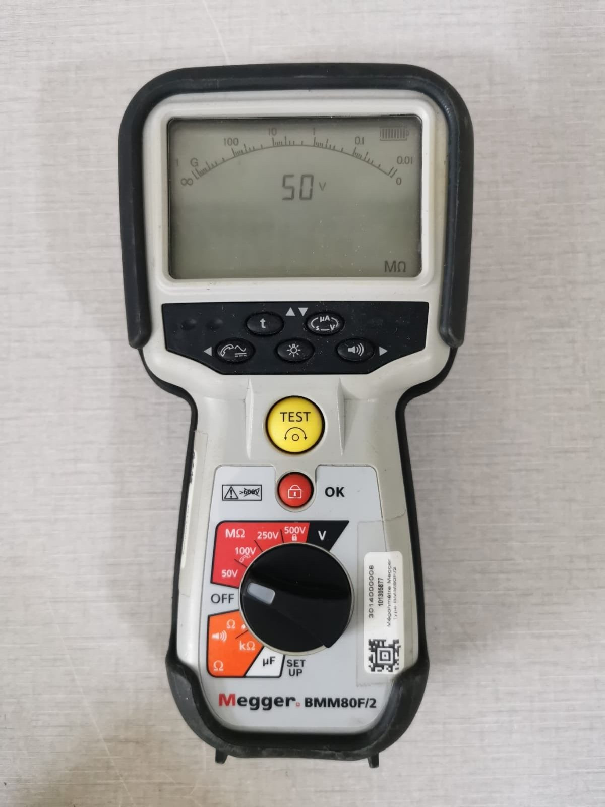 Megger BMM80F/2 Megger BMM80F/2 Multimeter Megohmmeter 8