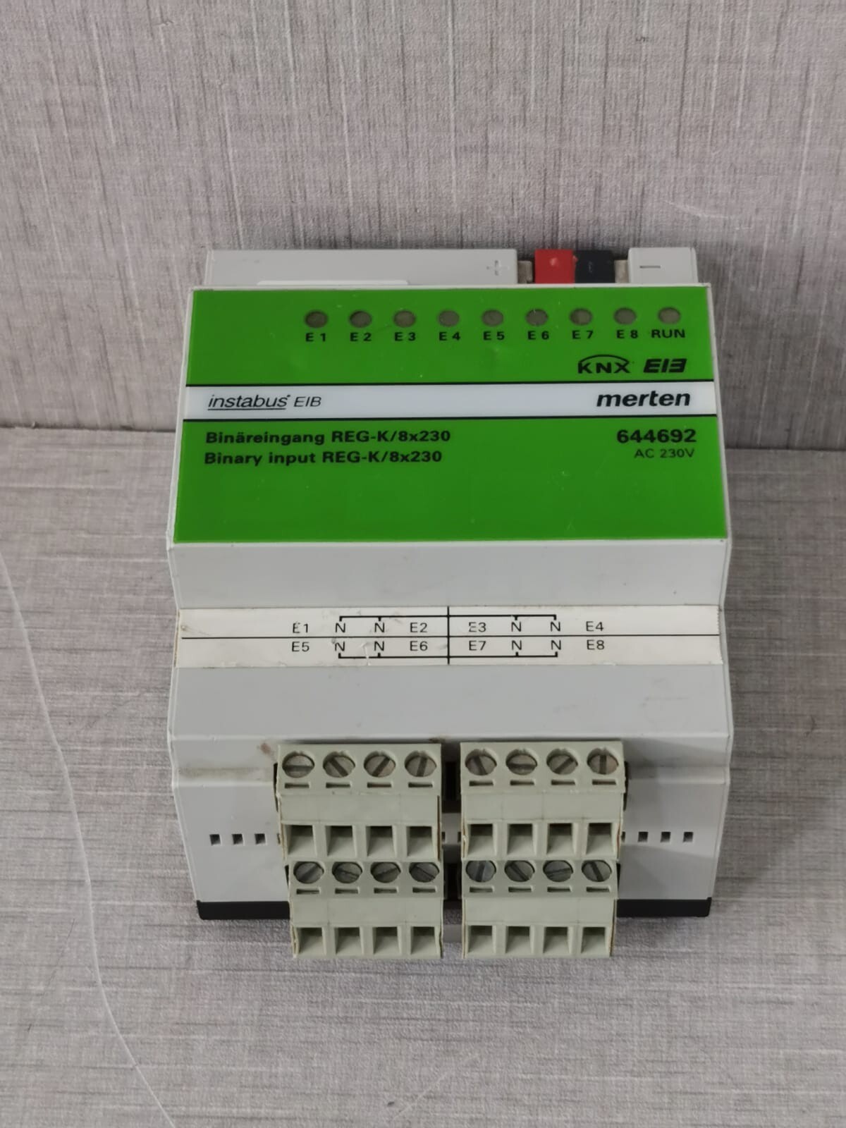 MERTEN 644692 MERTEN 644692 Binary Input REG-K/8X230 - TESTED OK 6