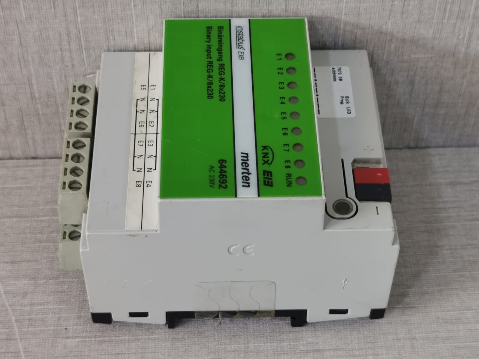 MERTEN 644692 MERTEN 644692 Binary Input REG-K/8X230 - TESTED OK 9