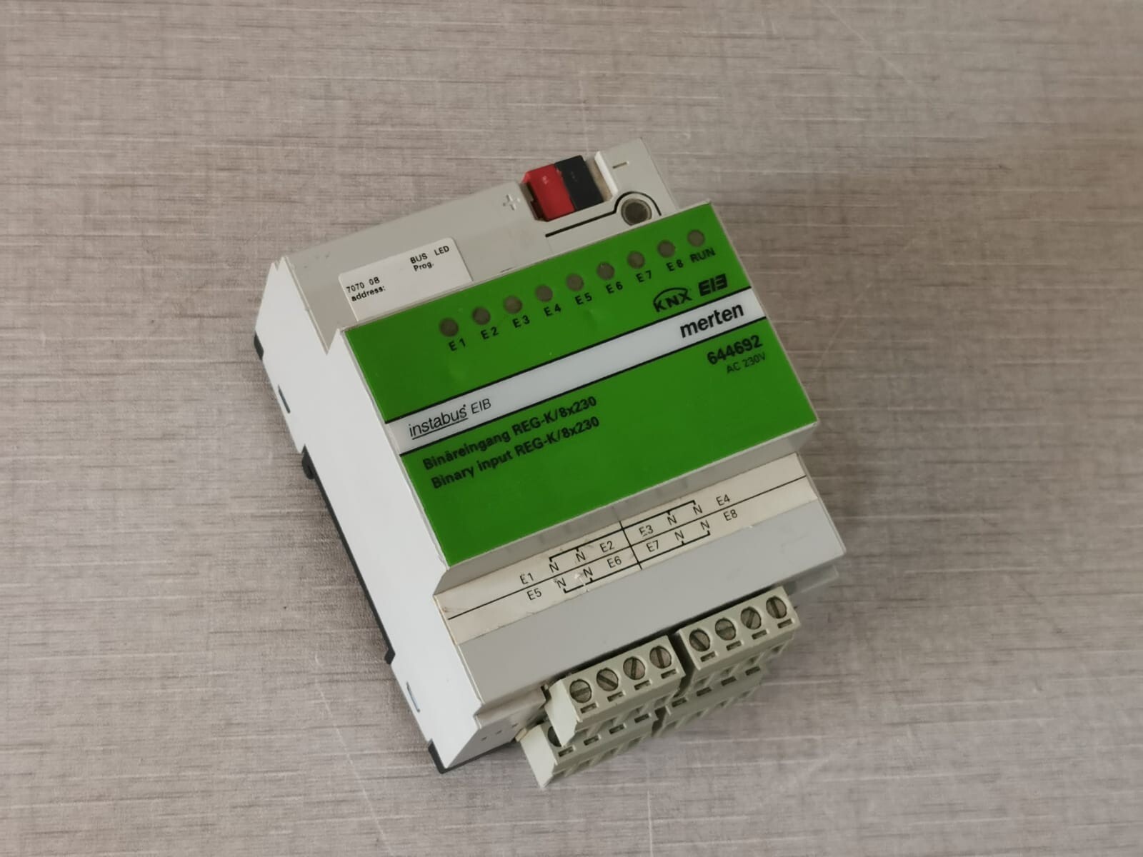 MERTEN 644692 MERTEN 644692 Binary Input REG-K/8X230 - TESTED OK 10
