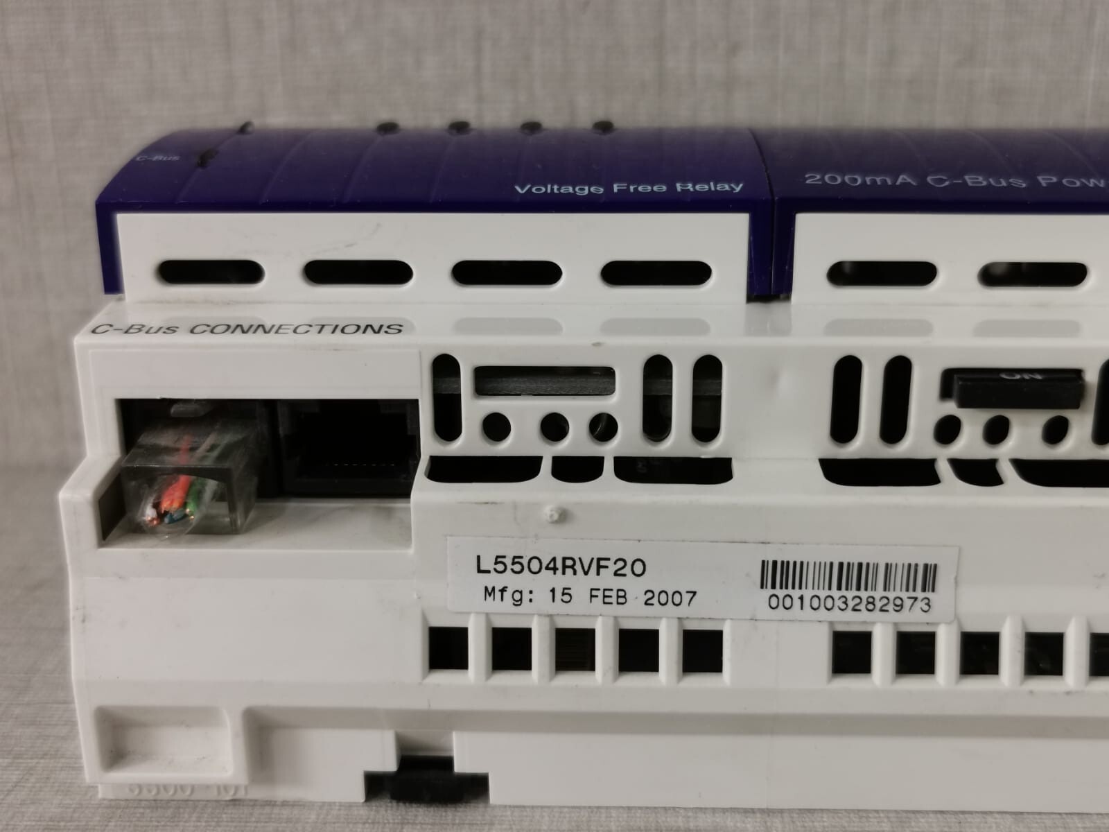 Clipsal L5504RVF20/LE5504TRVF20 CLIPSAL C-BUS2 L5504RVF20/LE5504TRVF20 4-CHANNEL VOLTAGE FREE RELAY(MFG-2007) 6