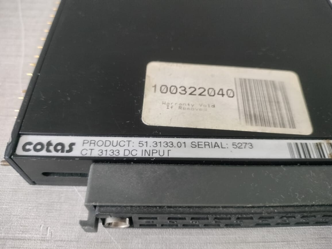 COTAS 51.3133.01 / CT 3133 COTAS 51.3133.01 / CT 3133 DC INPUT MODULE 4