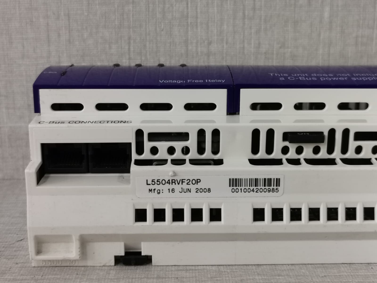 Clipsal L5504RVF20/LE5504TRVF20 CLIPSAL C-BUS2 L5504RVF20/LE5504TRVF20 4-CHANNEL VOLTAGE FREE RELAY(MFG-2008) 6