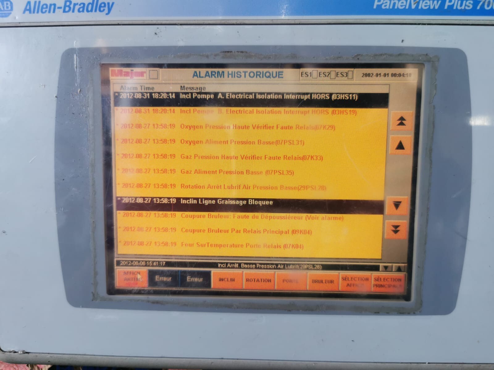 Allen-Bradley PanelView Plus 700 , 2711P-RN15S , 2711P-RP1 Allen Bradley PanelView Plus 700 / 2711P-RN15S Controlnet 2711P-RP1 Logic module 5
