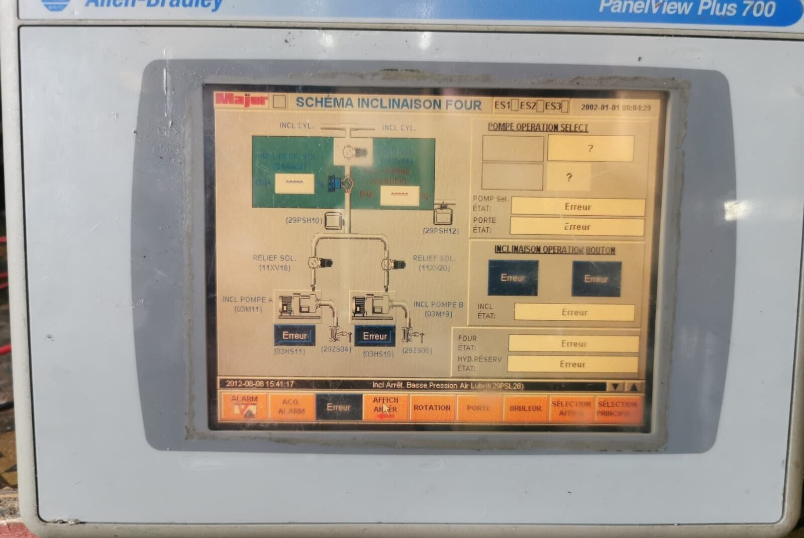 Allen-Bradley PanelView Plus 700 , 2711P-RN15S , 2711P-RP1 Allen Bradley PanelView Plus 700 / 2711P-RN15S Controlnet 2711P-RP1 Logic module 7