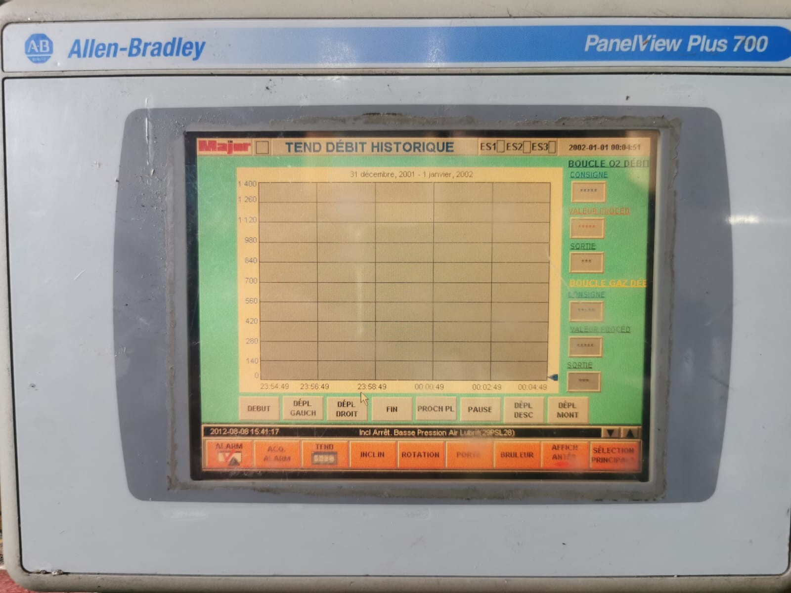 Allen-Bradley PanelView Plus 700 , 2711P-RN15S , 2711P-RP1 Allen Bradley PanelView Plus 700 / 2711P-RN15S Controlnet 2711P-RP1 Logic module 8