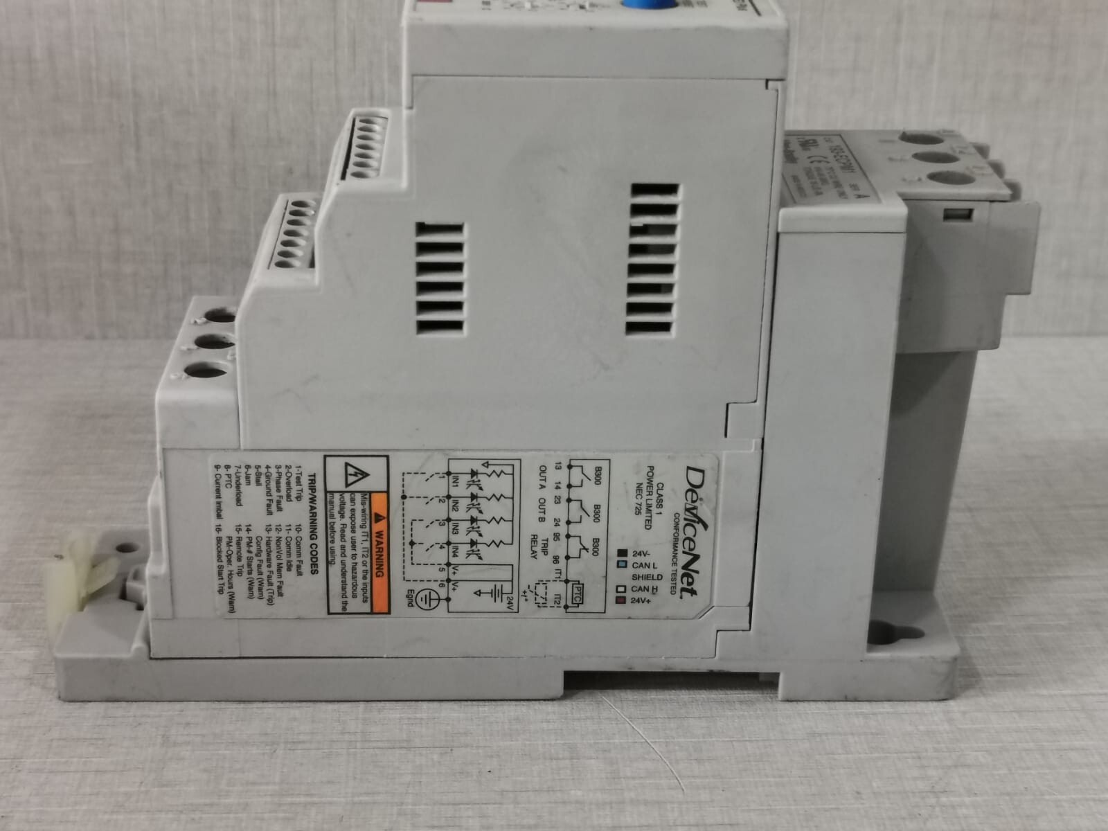 Rockwell Automation PLUS-193 Allen-Bradley E3 Plus 193-EC2BB 3-15A Ser C With 193-ECPM1 Ser A 8