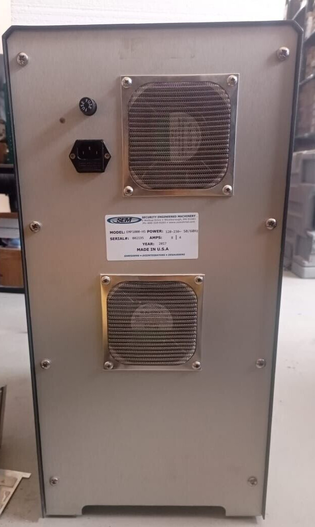 SEM EMP1000-HS Security Engineered Machinery SEM EMP1000-HS Degausser - with cable only 2