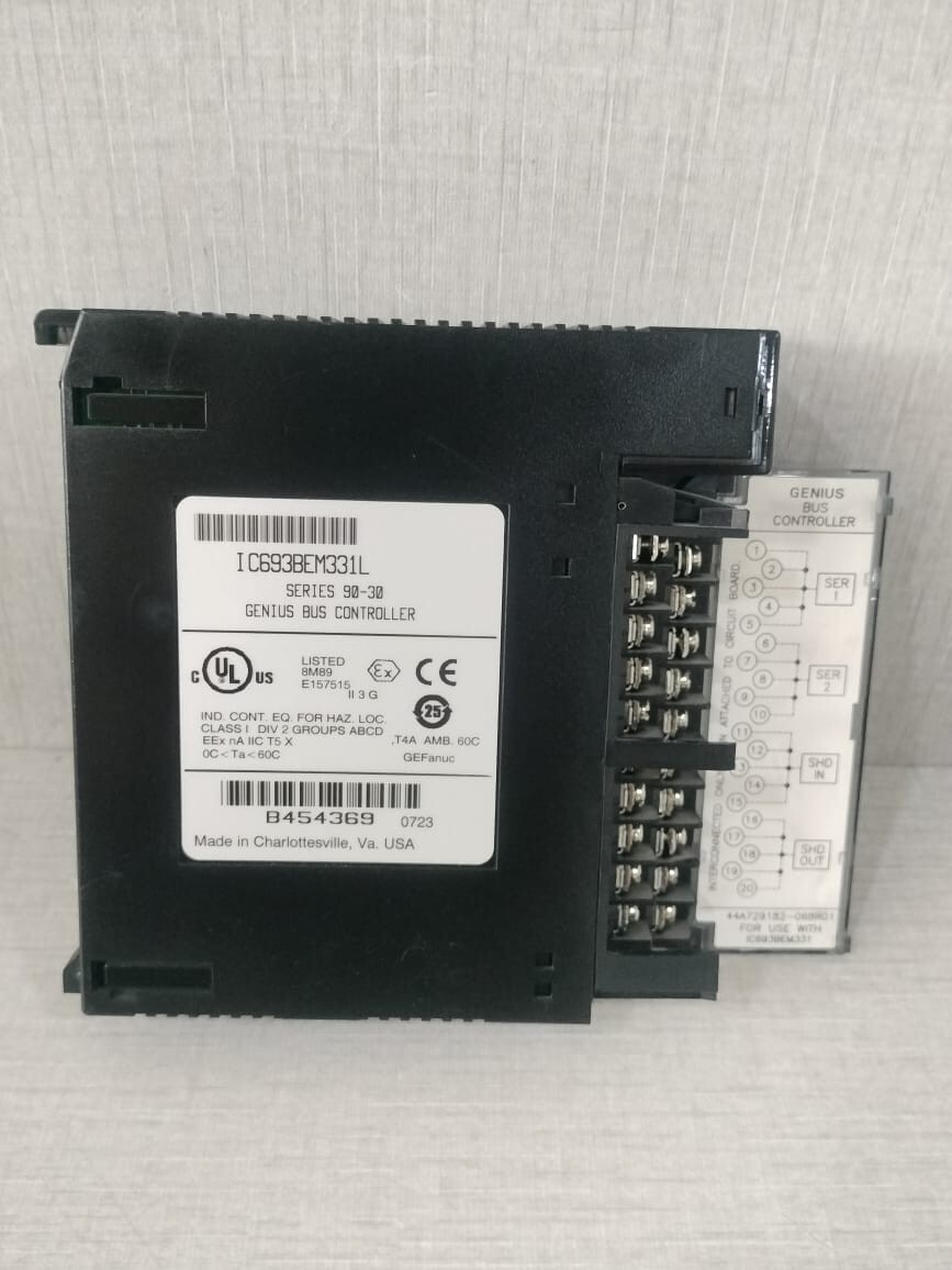 GE I693BEM331L GE FANUC I693BEM331L SERIES 90-30 GENUIS BUS CONTROLLER 4