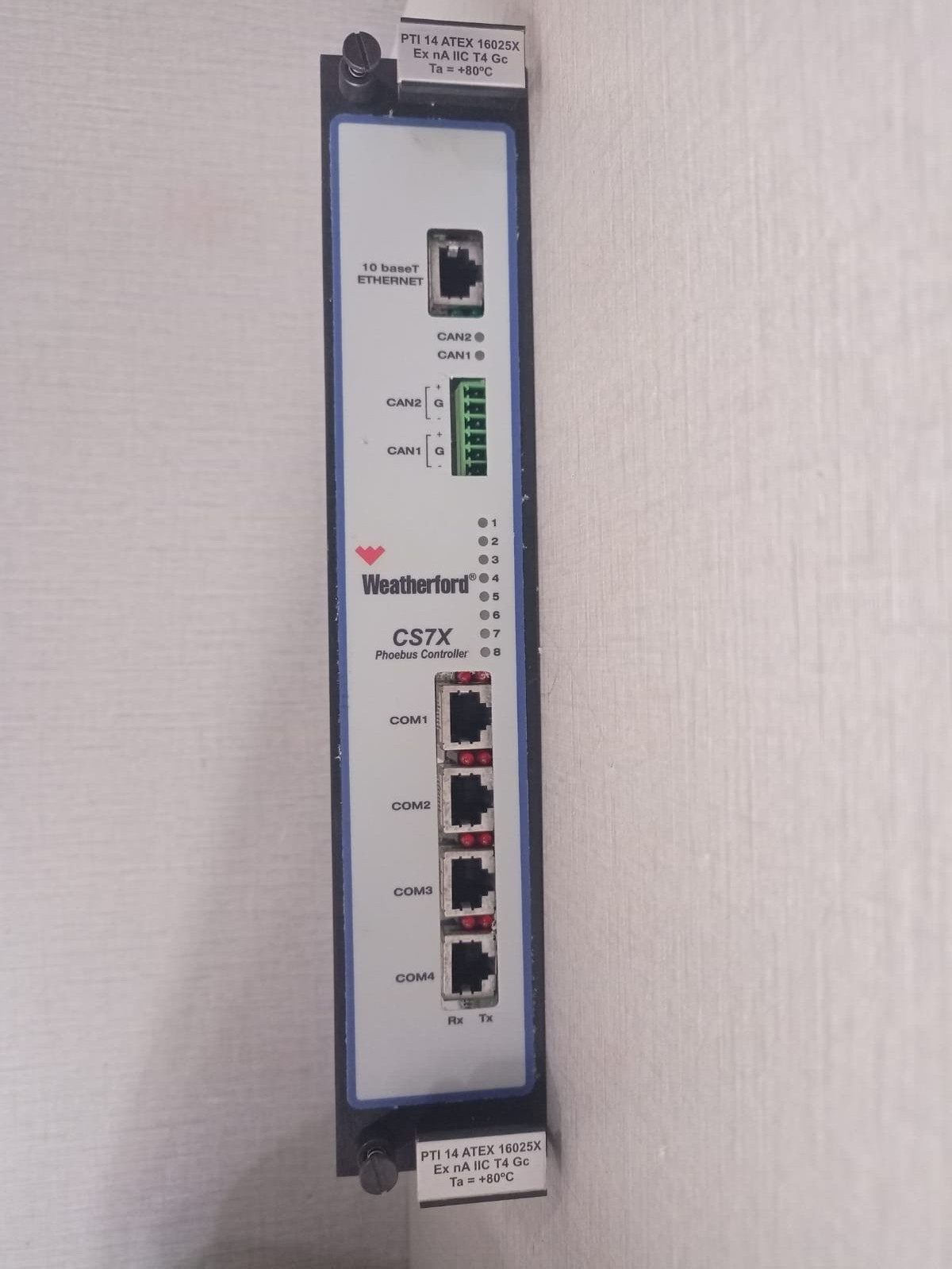 Pepperl+Fuchs PC9715R-W3-Q4DC-XT1BF0LL-S0-N0 Pepperl+Fuchs PC9715R-W3-Q4DC-XT1BF0LL-S0-N0 with Weatherford CS7X board 6