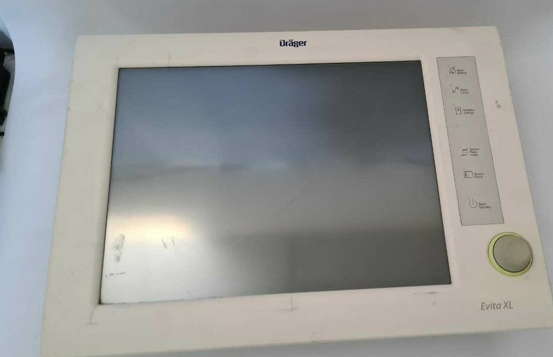 Drager Evita XL Ventilator SCRATCH IN THE SCREEN