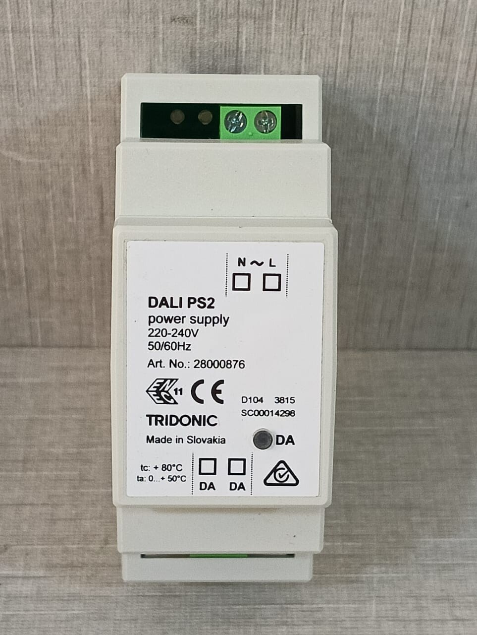 TRIDONIC DALI PS2 POWER SUPPLY 28000876