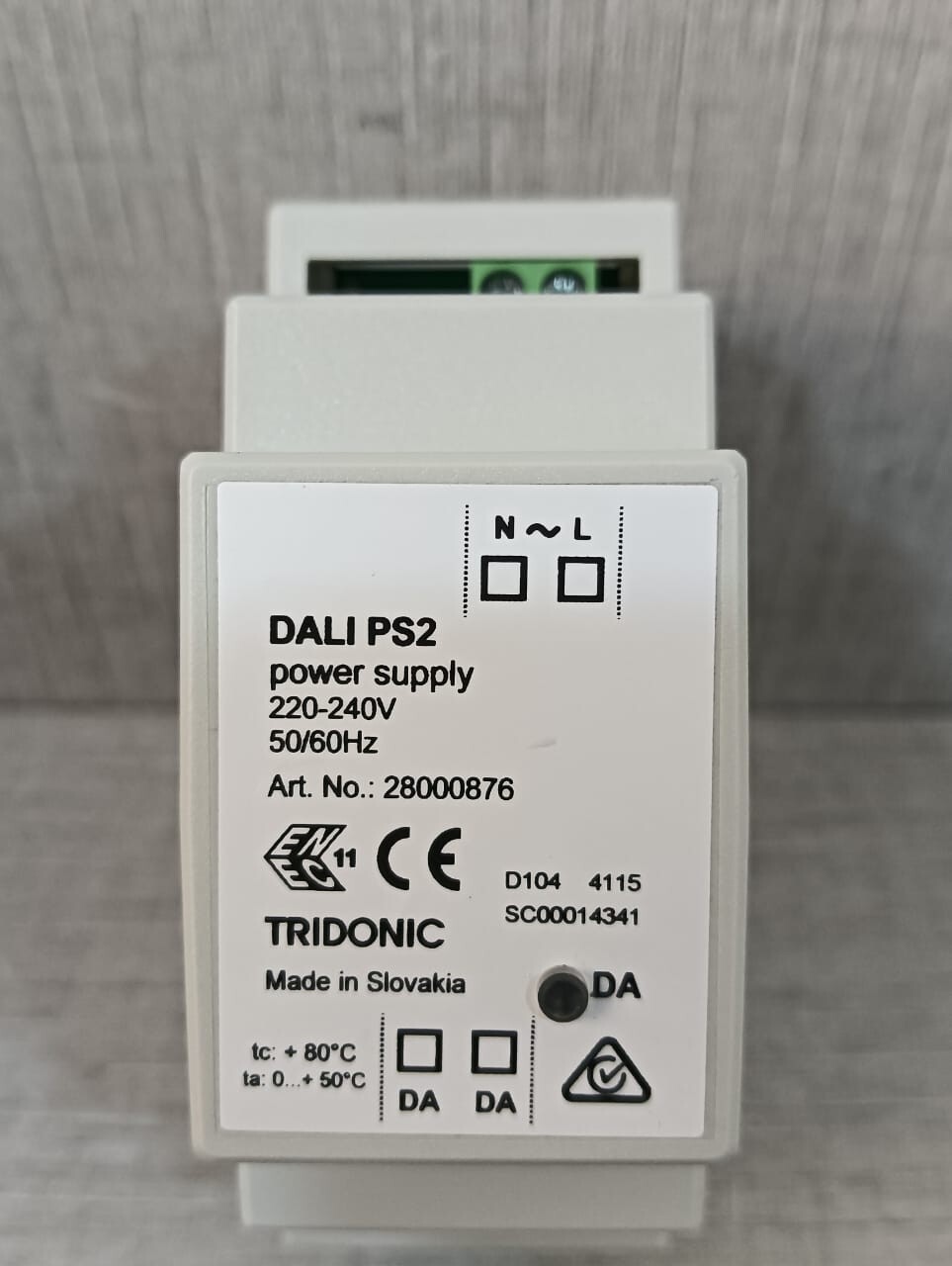 TRIDONIC SUPPLY28000876 TRIDONIC DALI PS2 POWER SUPPLY 28000876 2
