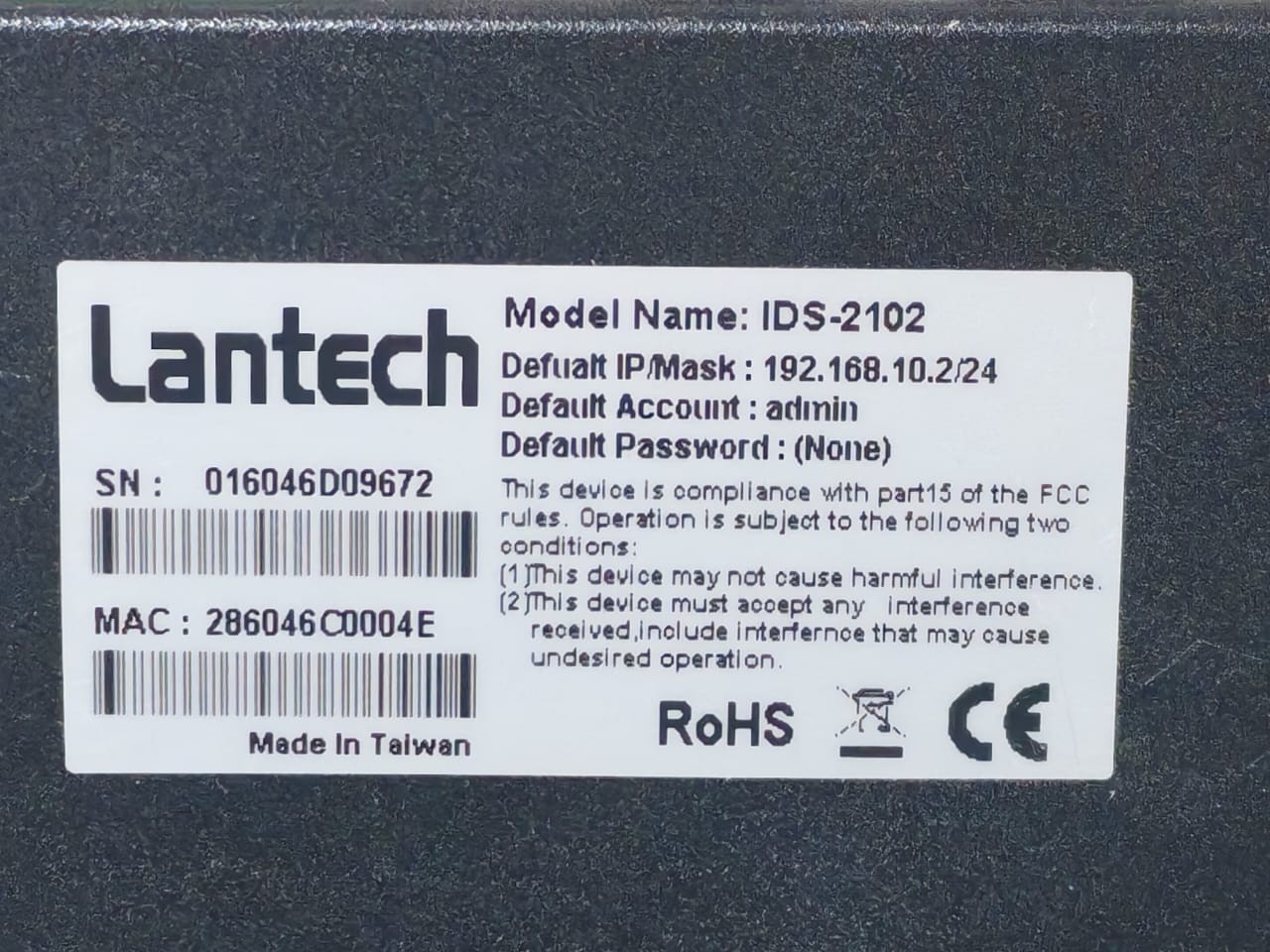 Lantech IDS-2102 Lantech IDS-2102 Pioneering lndustrial & IP Networks / Ethernet Device Server 3