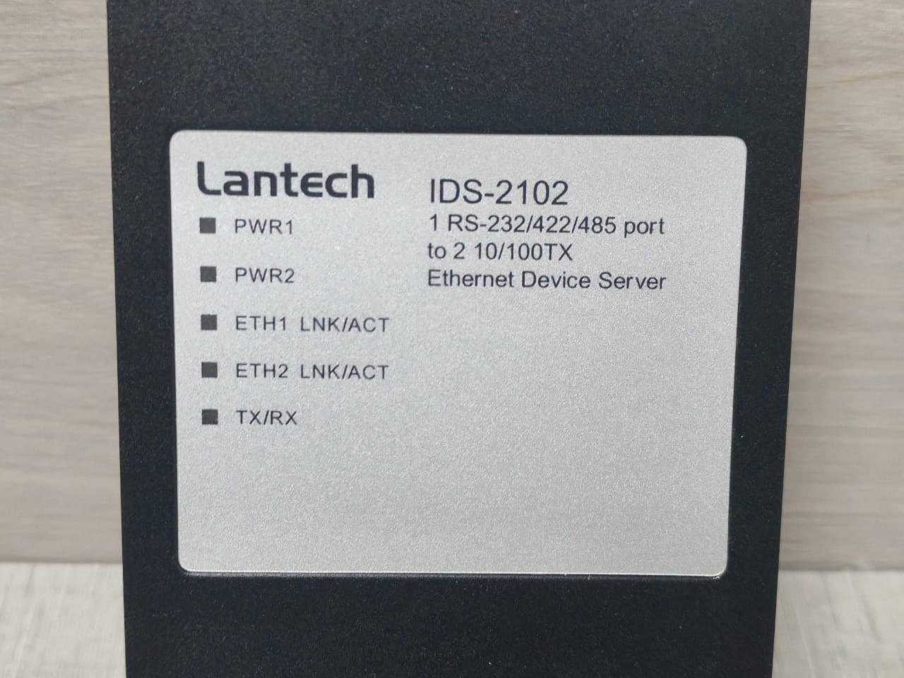 Lantech IDS-2102 Lantech IDS-2102 Pioneering lndustrial & IP Networks / Ethernet Device Server 5