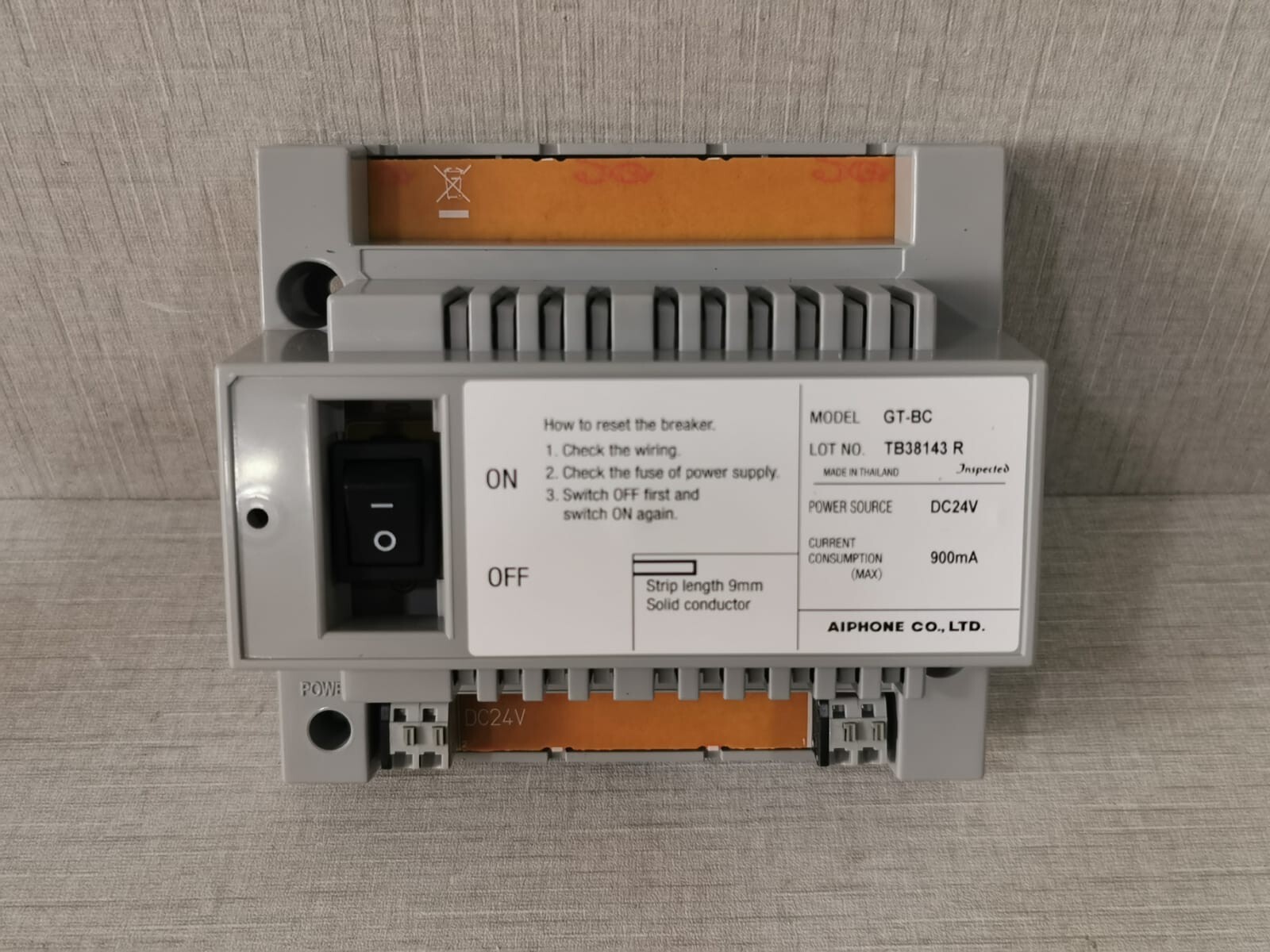 Aiphone GT-BC AIPHONE GT-BC Series Audio Bus Control Unit 2