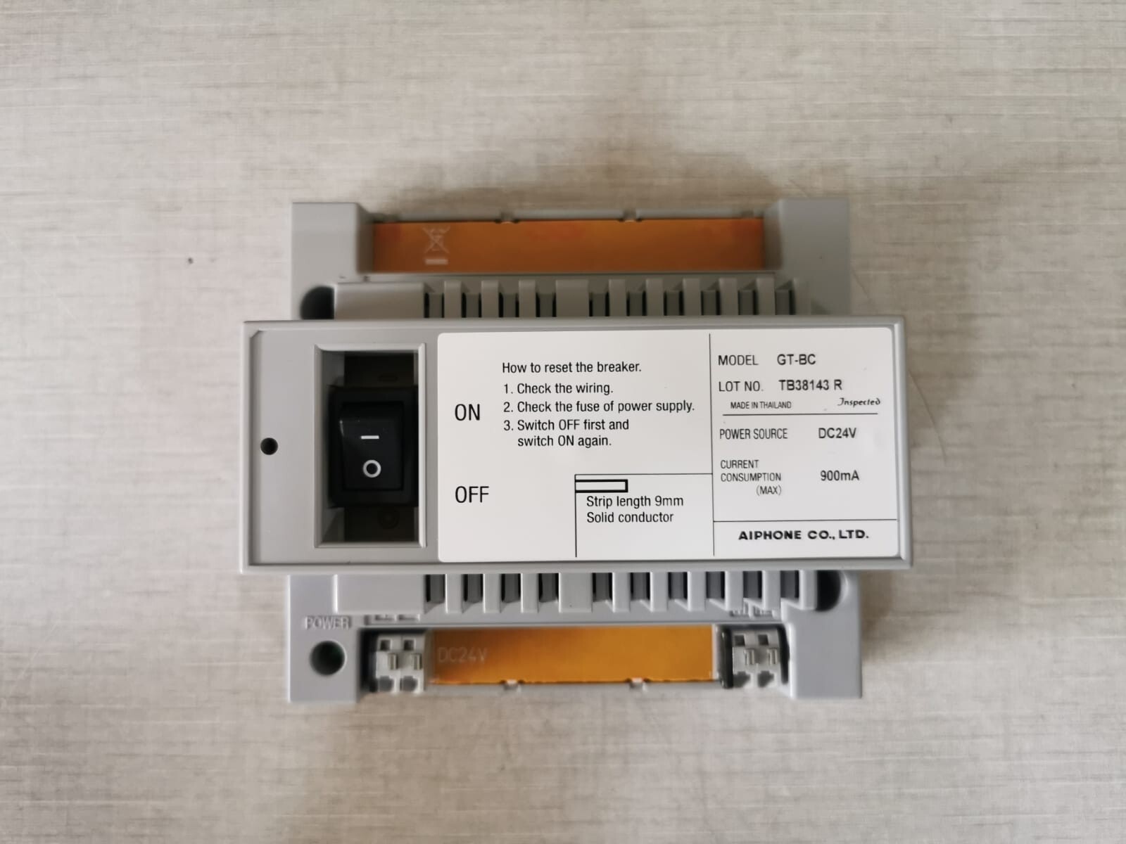 Aiphone GT-BC AIPHONE GT-BC Series Audio Bus Control Unit 4