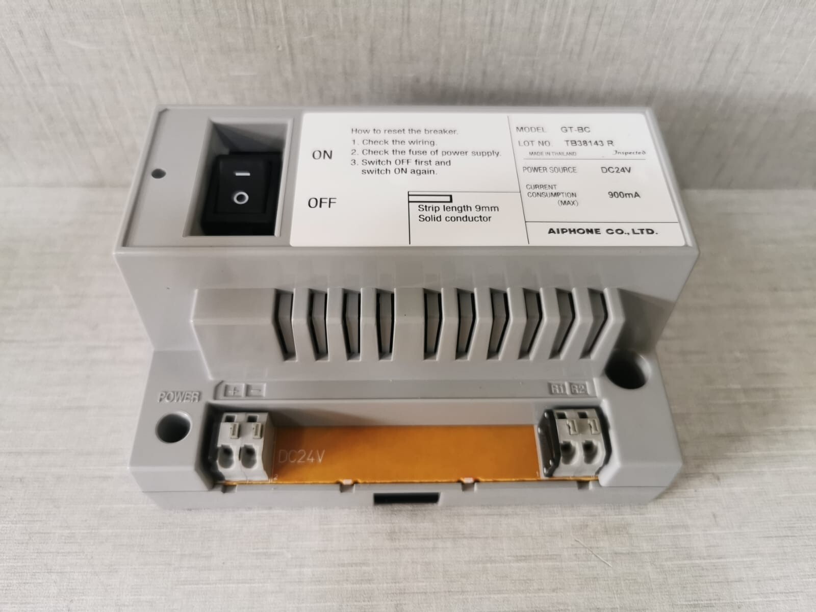 Aiphone GT-BC AIPHONE GT-BC Series Audio Bus Control Unit 5